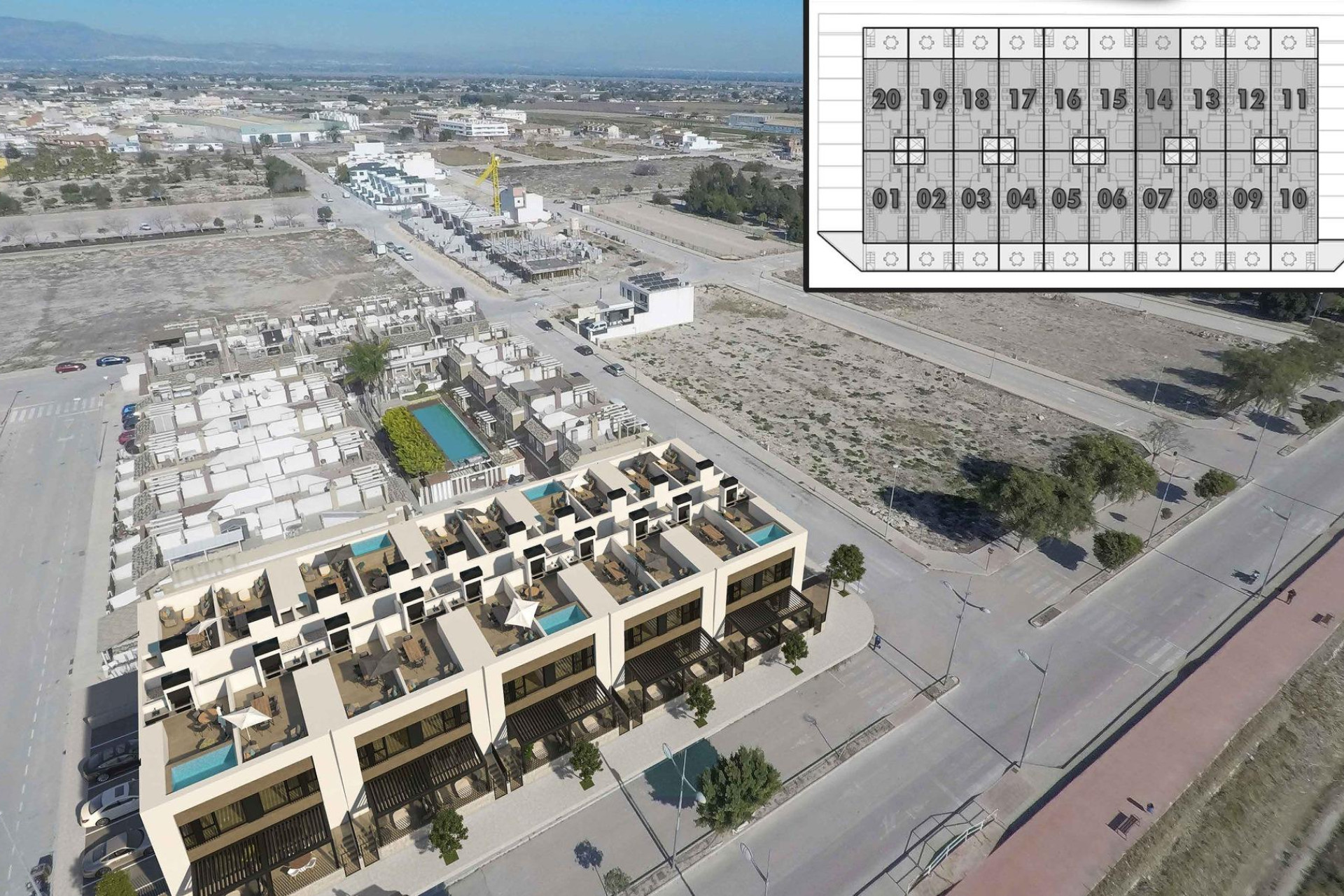 Новое здание - Town House -
Dolores - Sector 2