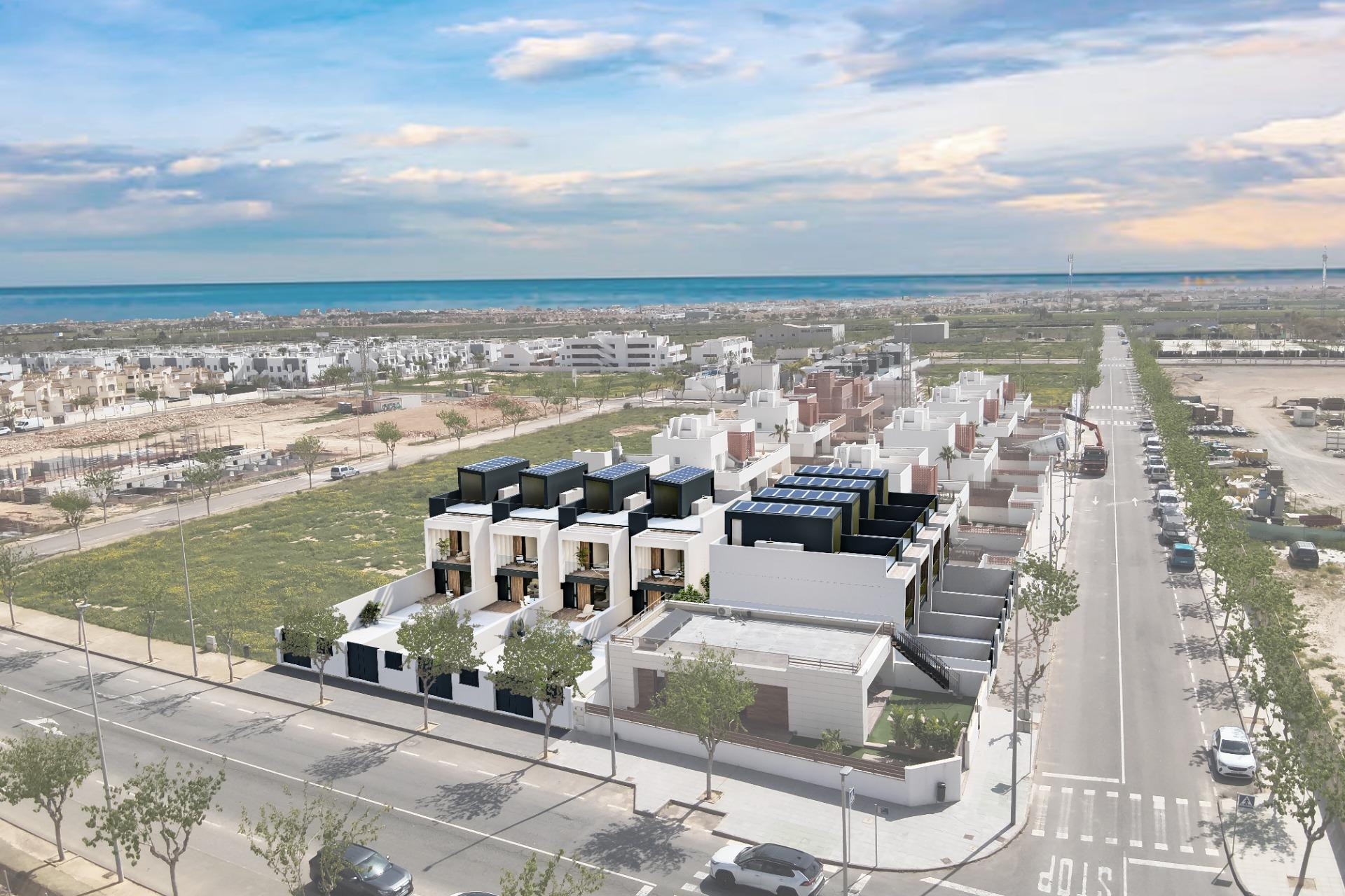 Новое здание - Town House -
Pilar de la Horadada - Lo Monte