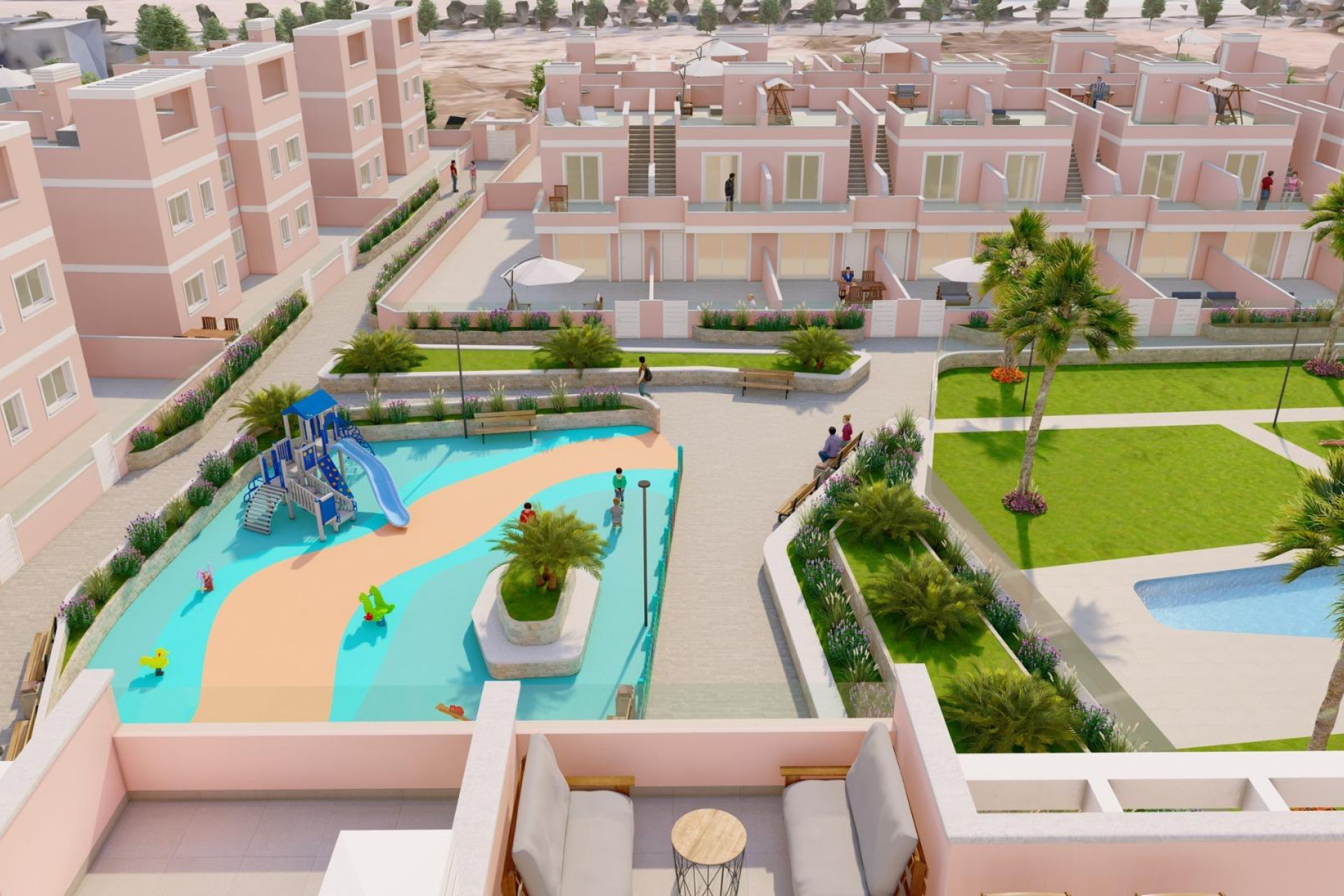 Новое здание - Town House -
Pilar de la Horadada - Lo Monte