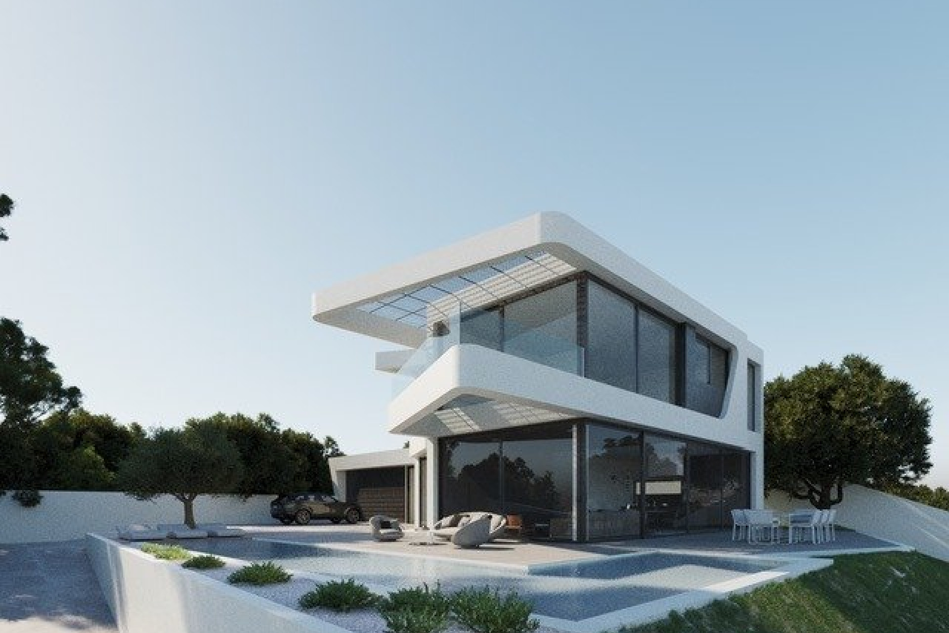 Новое здание - Villa -
Altea - Santa Clara