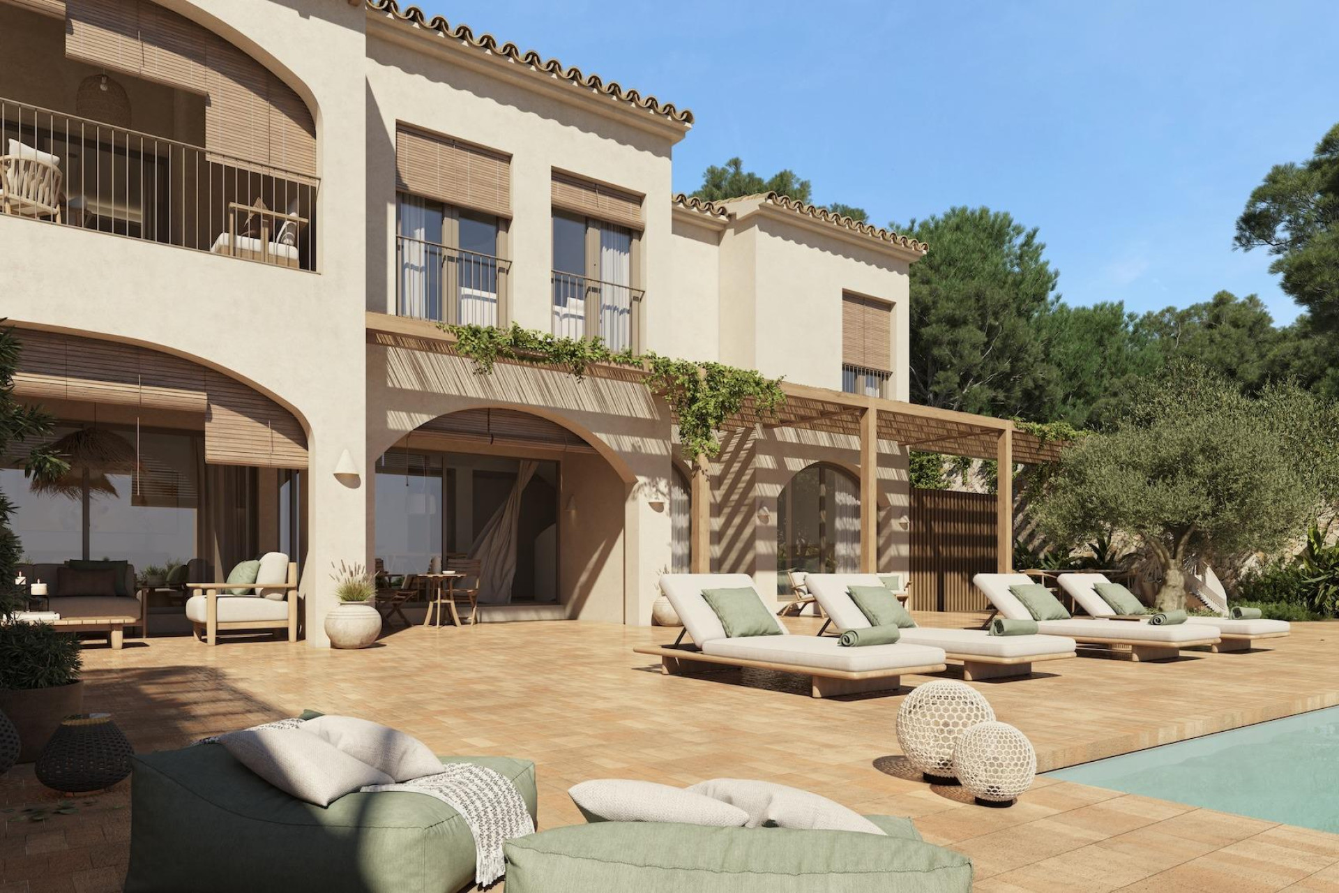 Новое здание - Villa -
Benissa - La Fustera