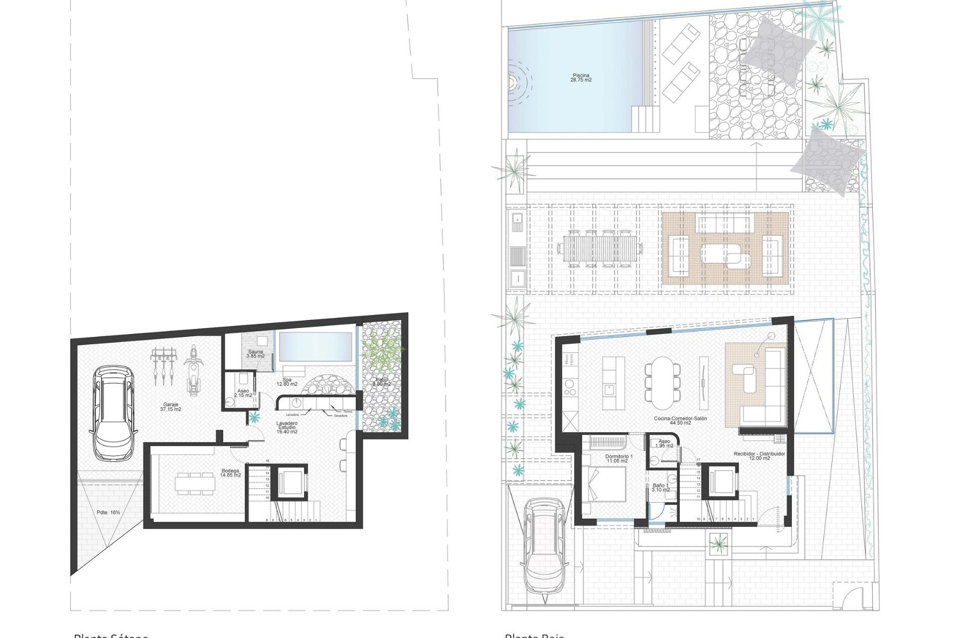 Новое здание - Villa -
Cabo de Palos - Cala Flores