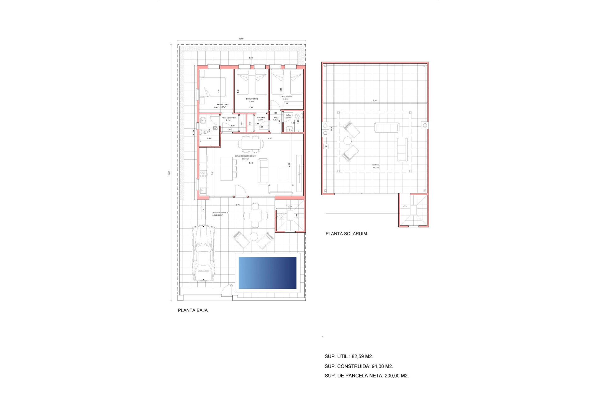 Новое здание - Villa -
Fuente Álamo - La Pinilla