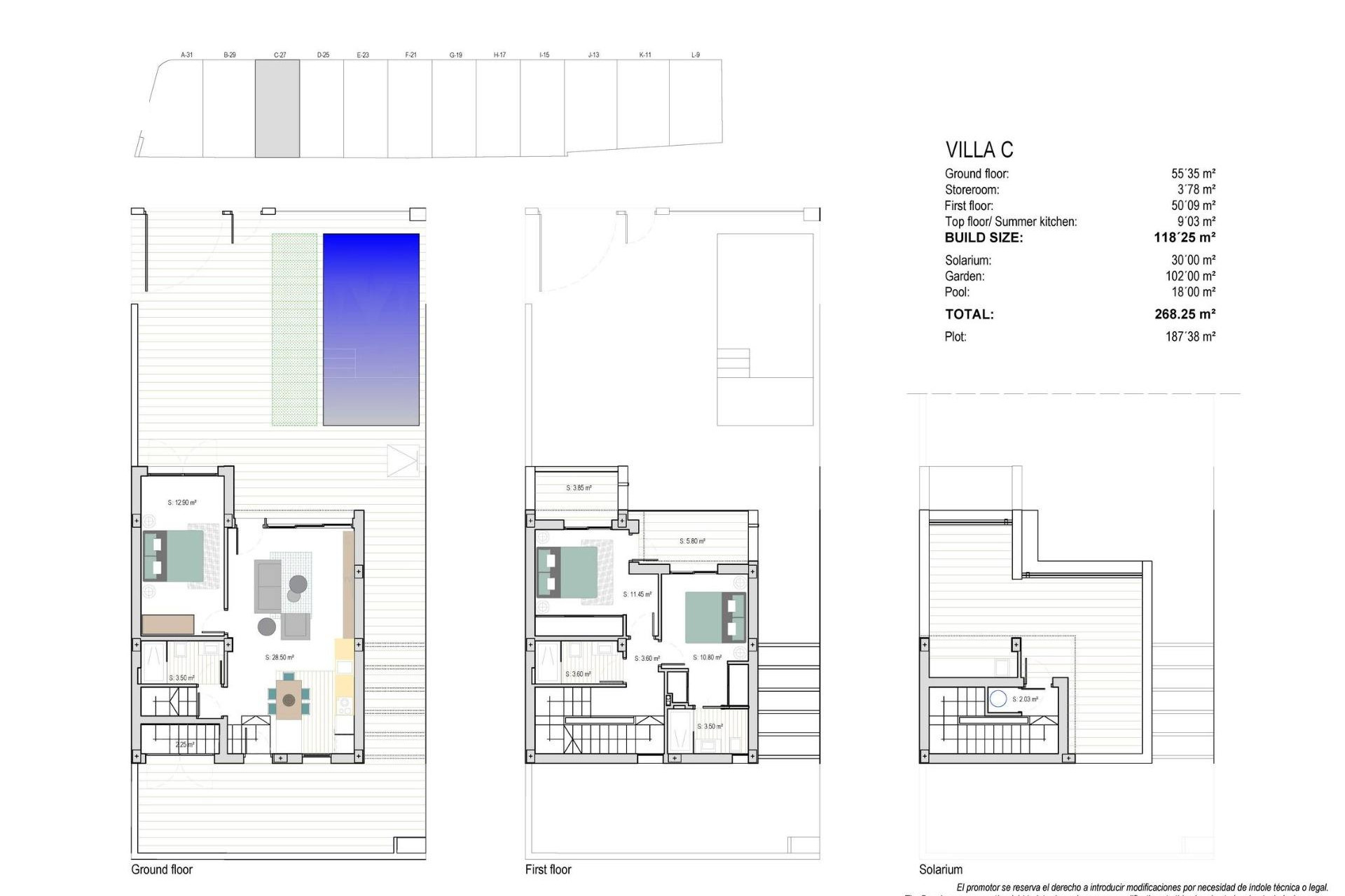 Новое здание - Villa -
Los Alcazares - Playa la Atascadera