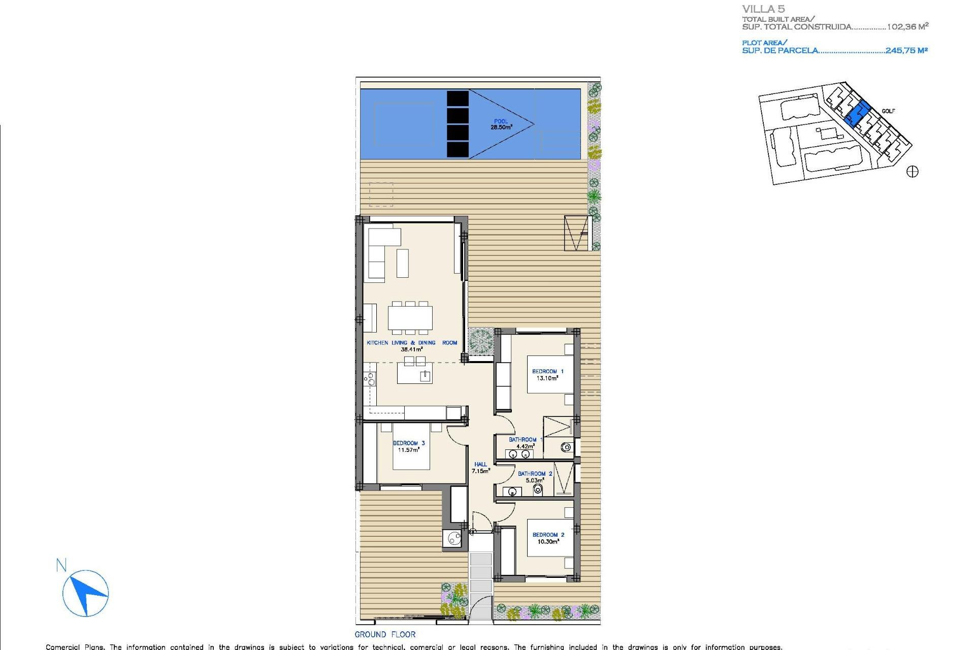 Новое здание - Villa -
Los Alcazares - Serena Golf