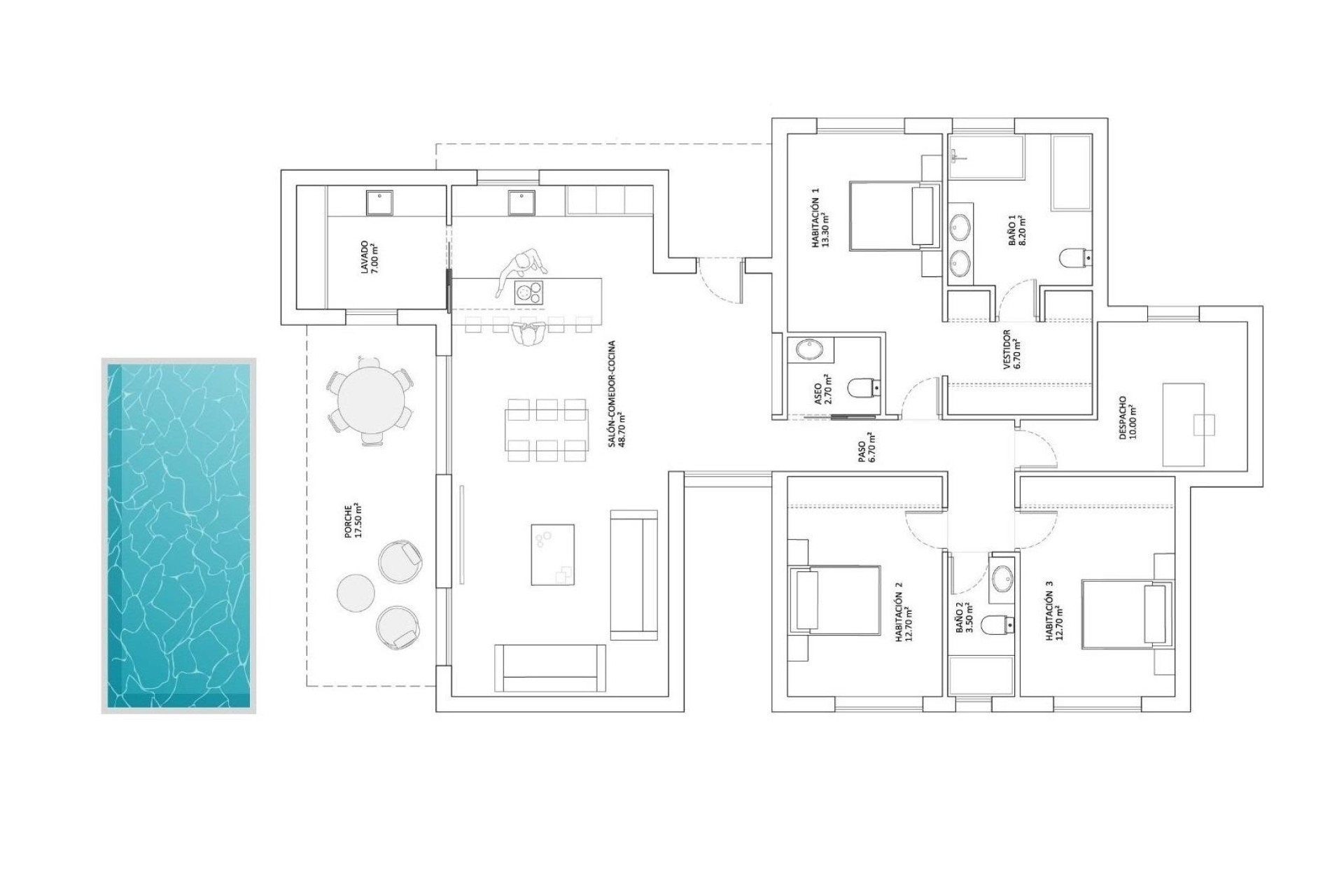 Новое здание - Villa -
Monforte del Cid - La Capitana