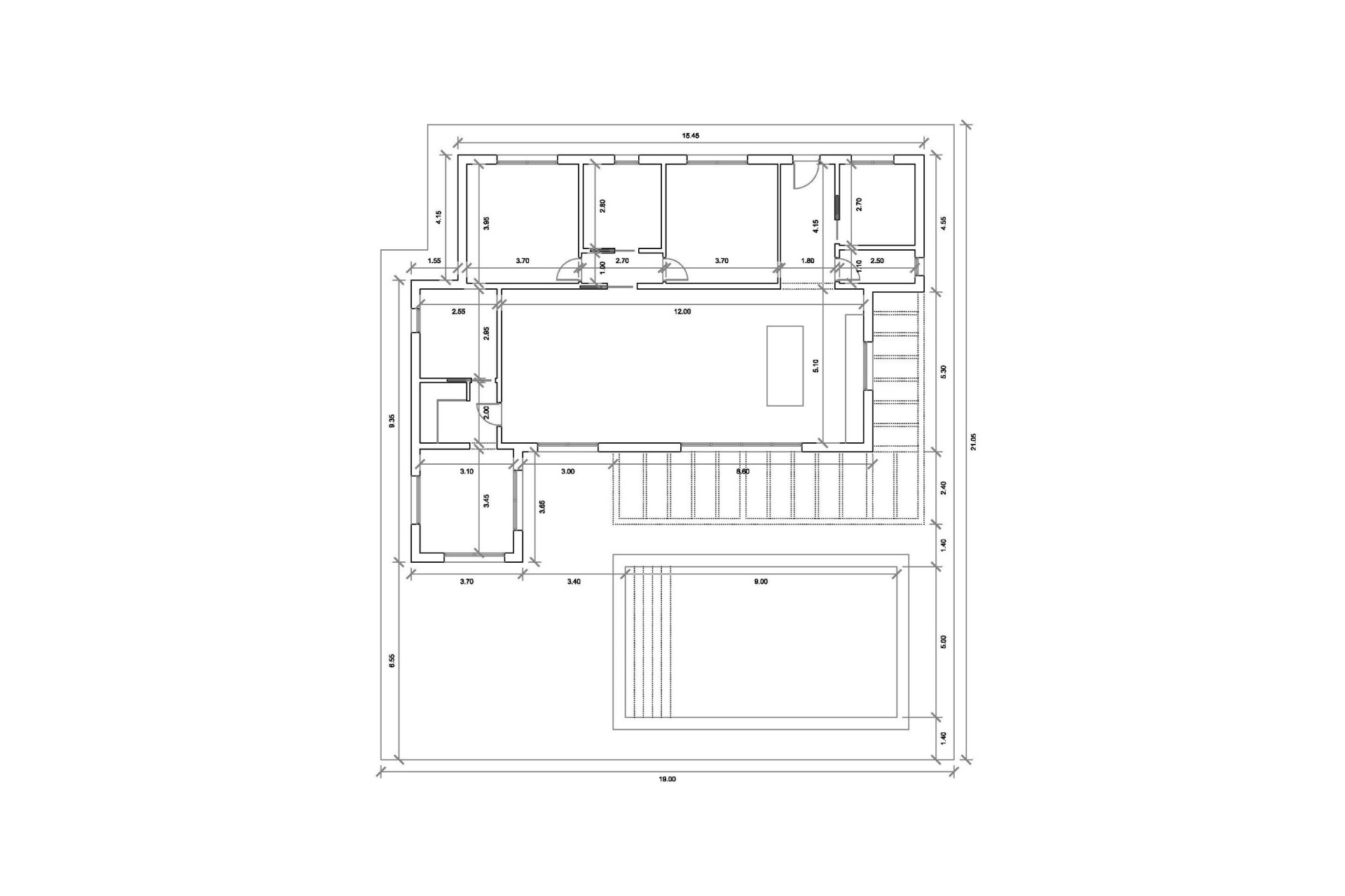 Новое здание - Villa -
Pinoso - Casas Pastor