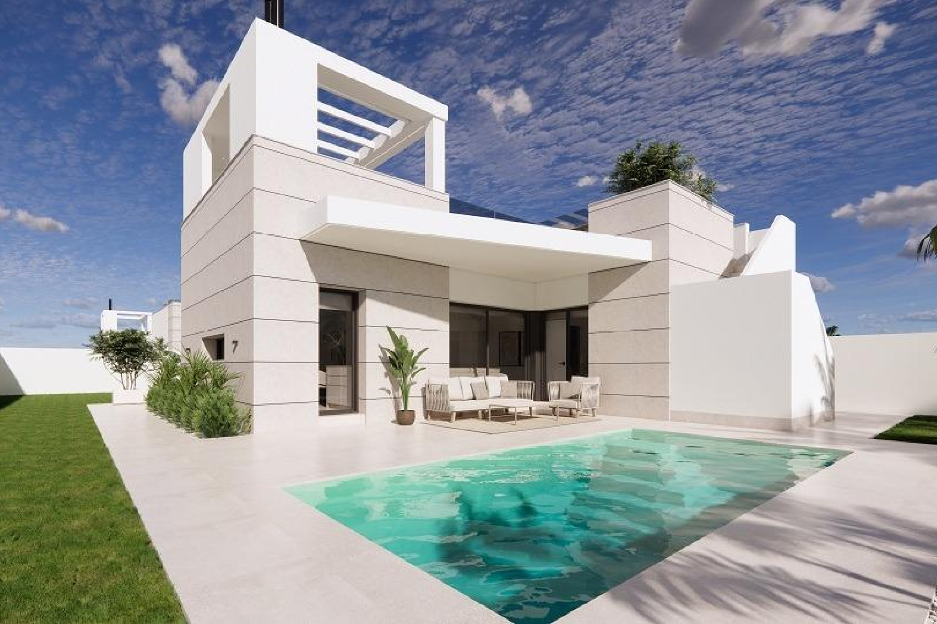 Новое здание - Villa -
Torrevieja - San Luis