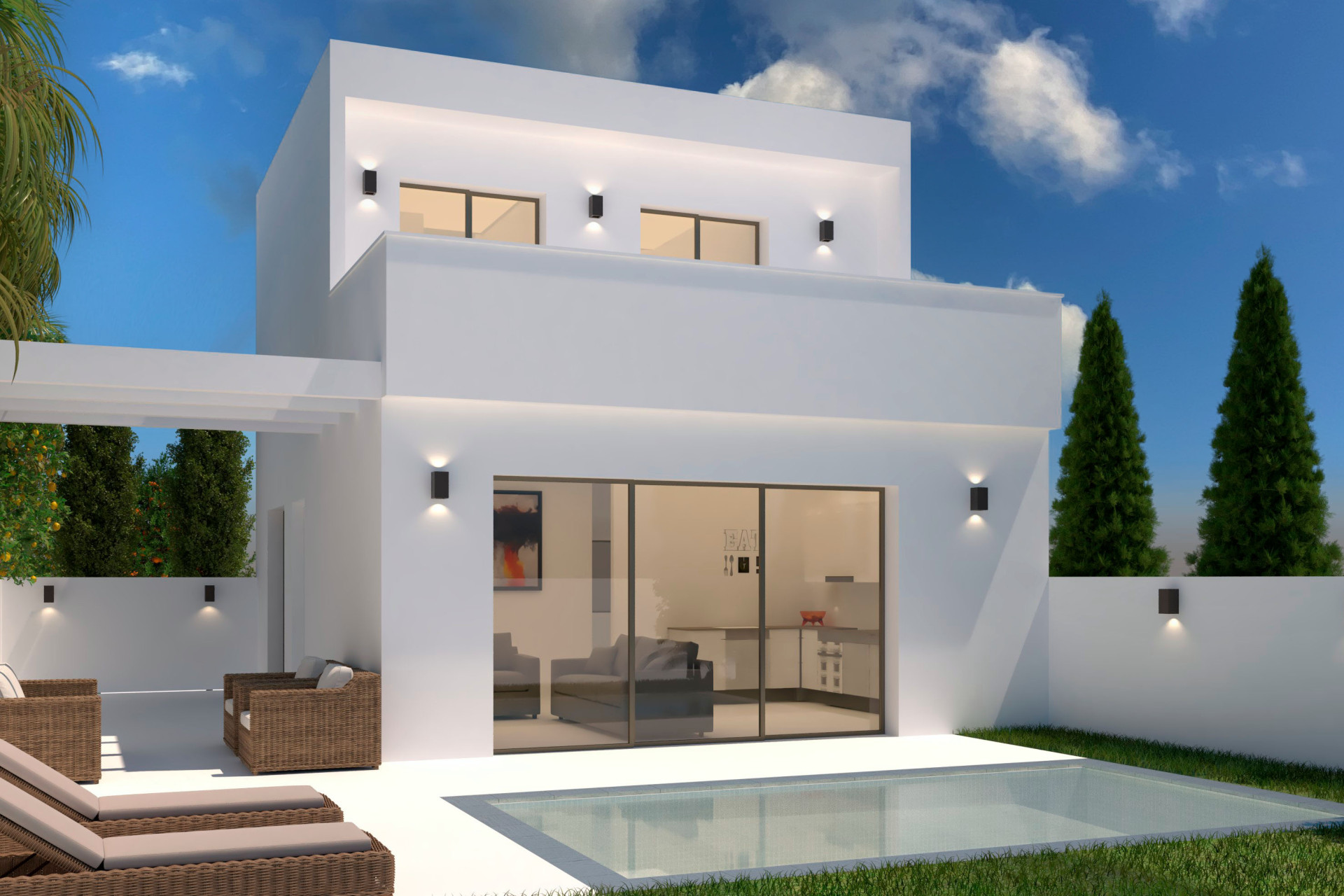 Новое здание - Villas -
Orihuela Costa - 03189, Pol. E-2 el Barranco 4B
