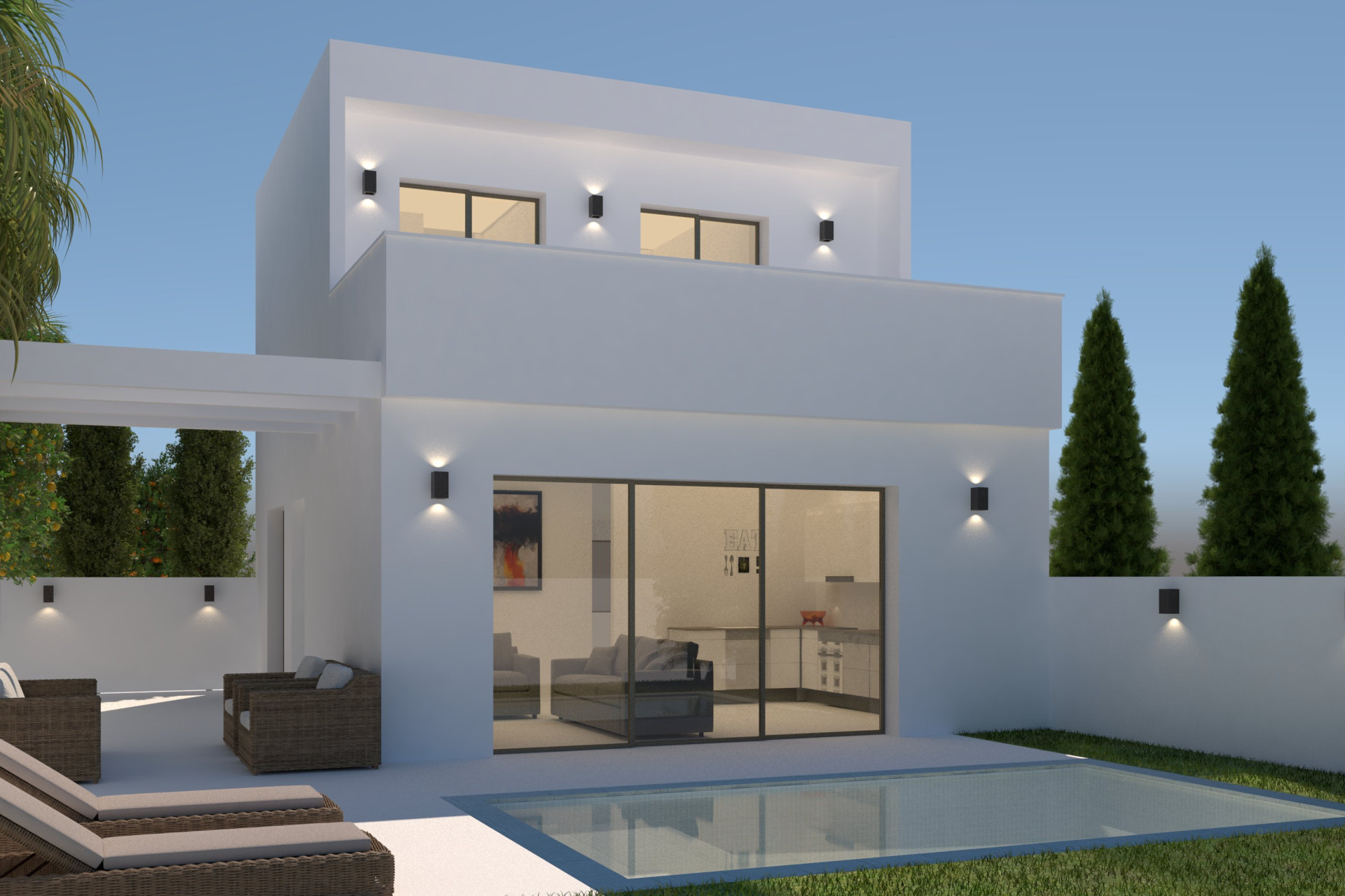 Новое здание - Villas -
Orihuela Costa - 03189, Pol. E-2 el Barranco 4B