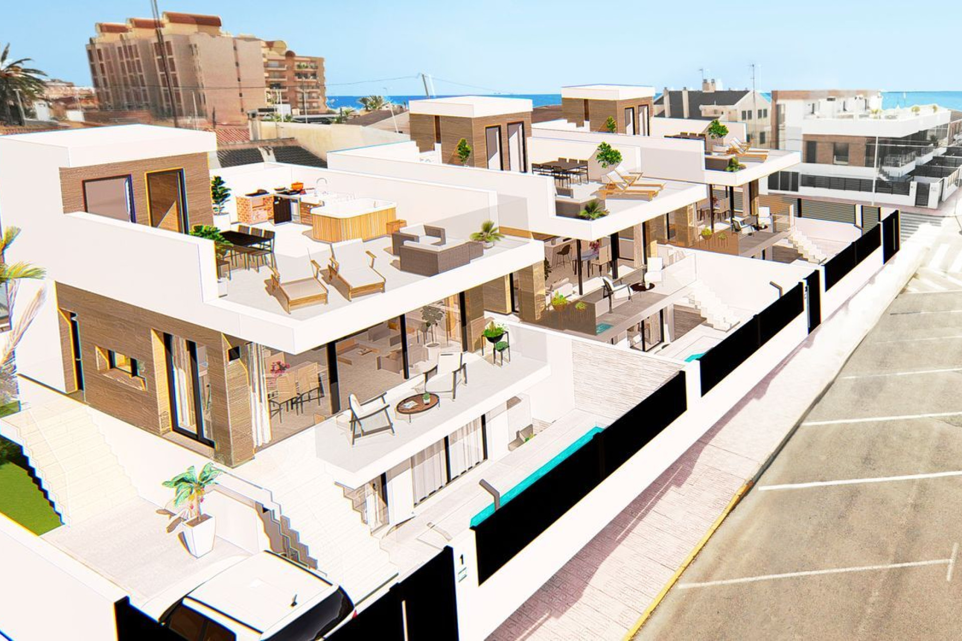 Новое здание - Villas -
Torrevieja - 03188, Avenida de Alemania, 43