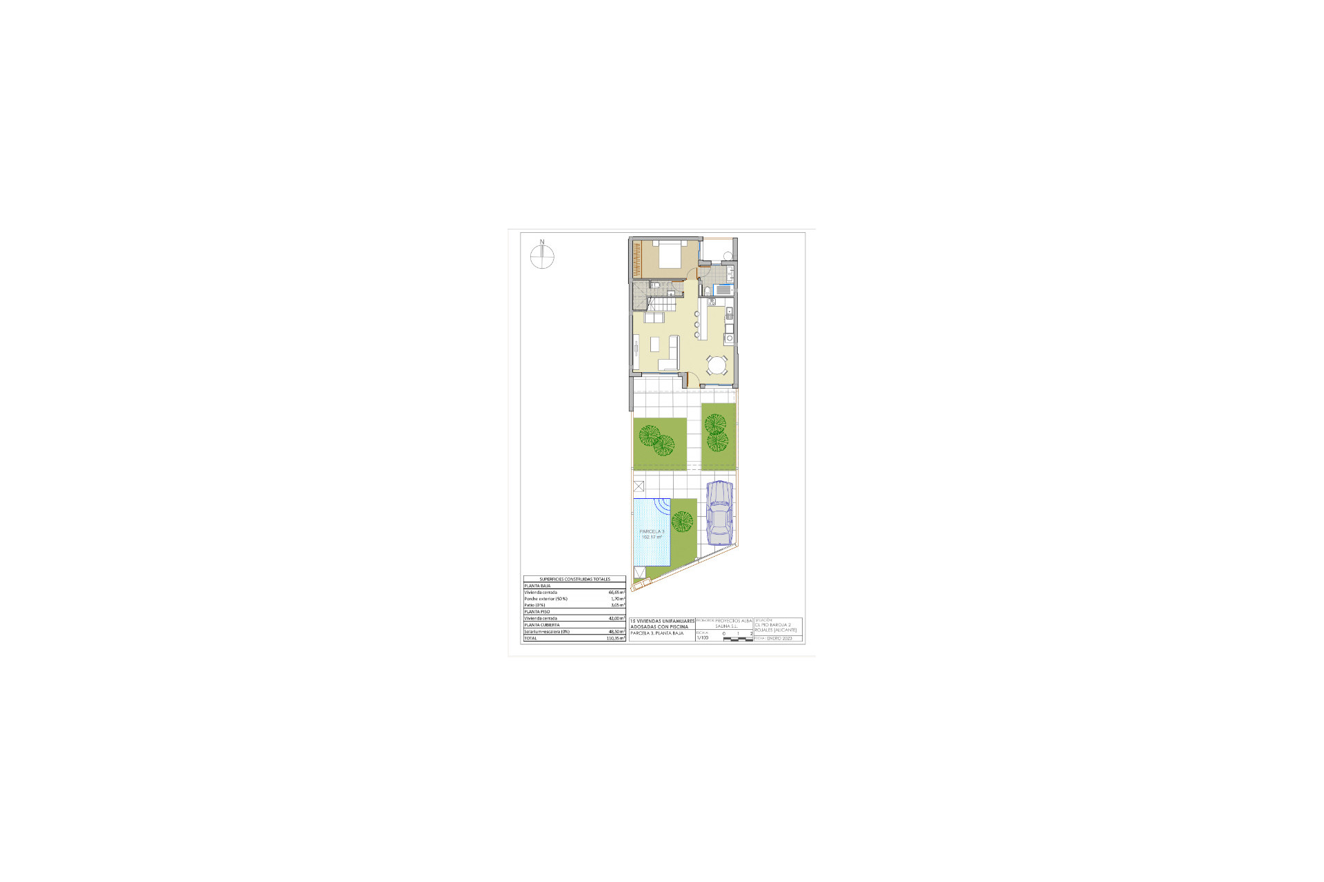 Obra nueva - Adosados -
Rojales - 03170