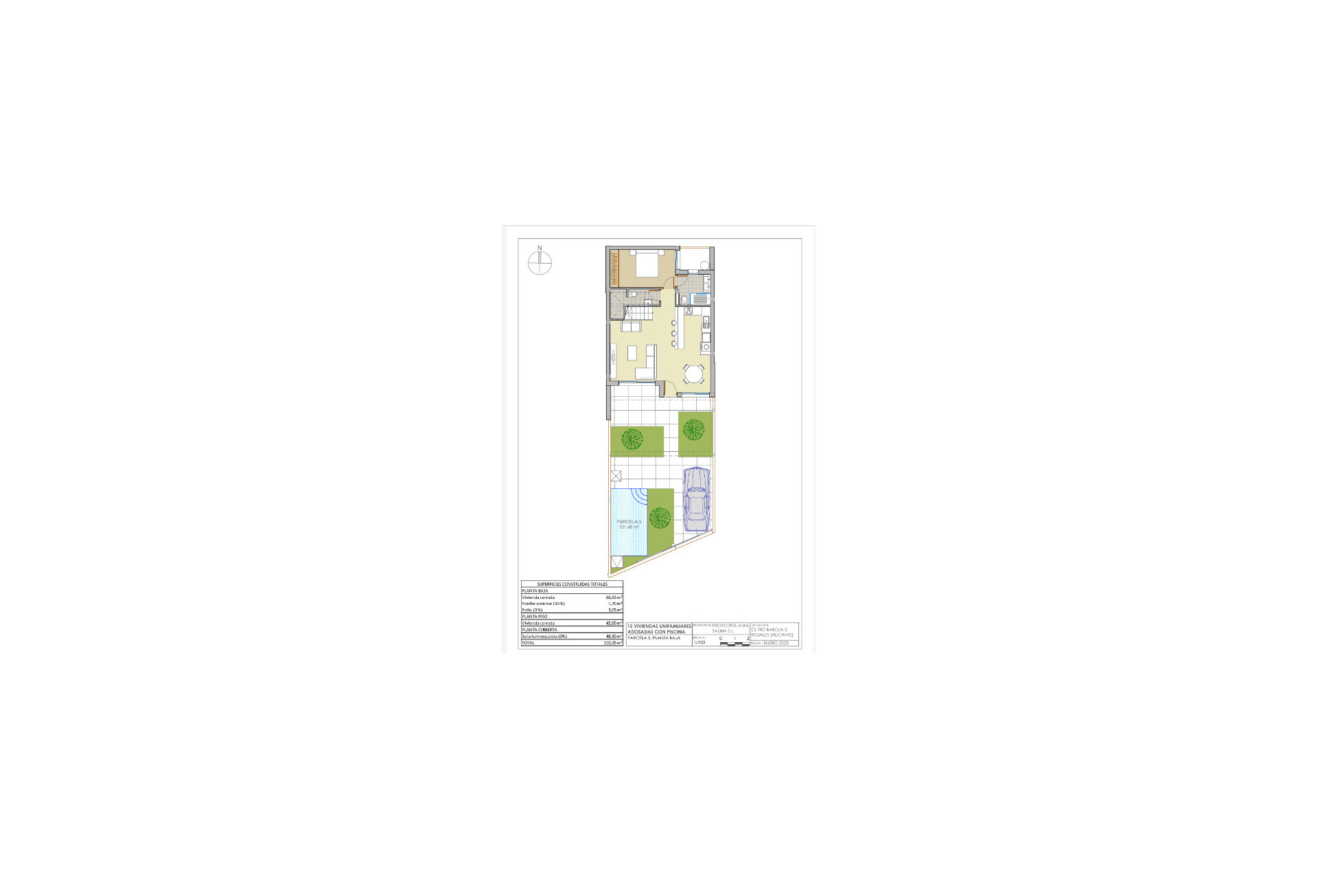 Obra nueva - Adosados -
Rojales - 03170