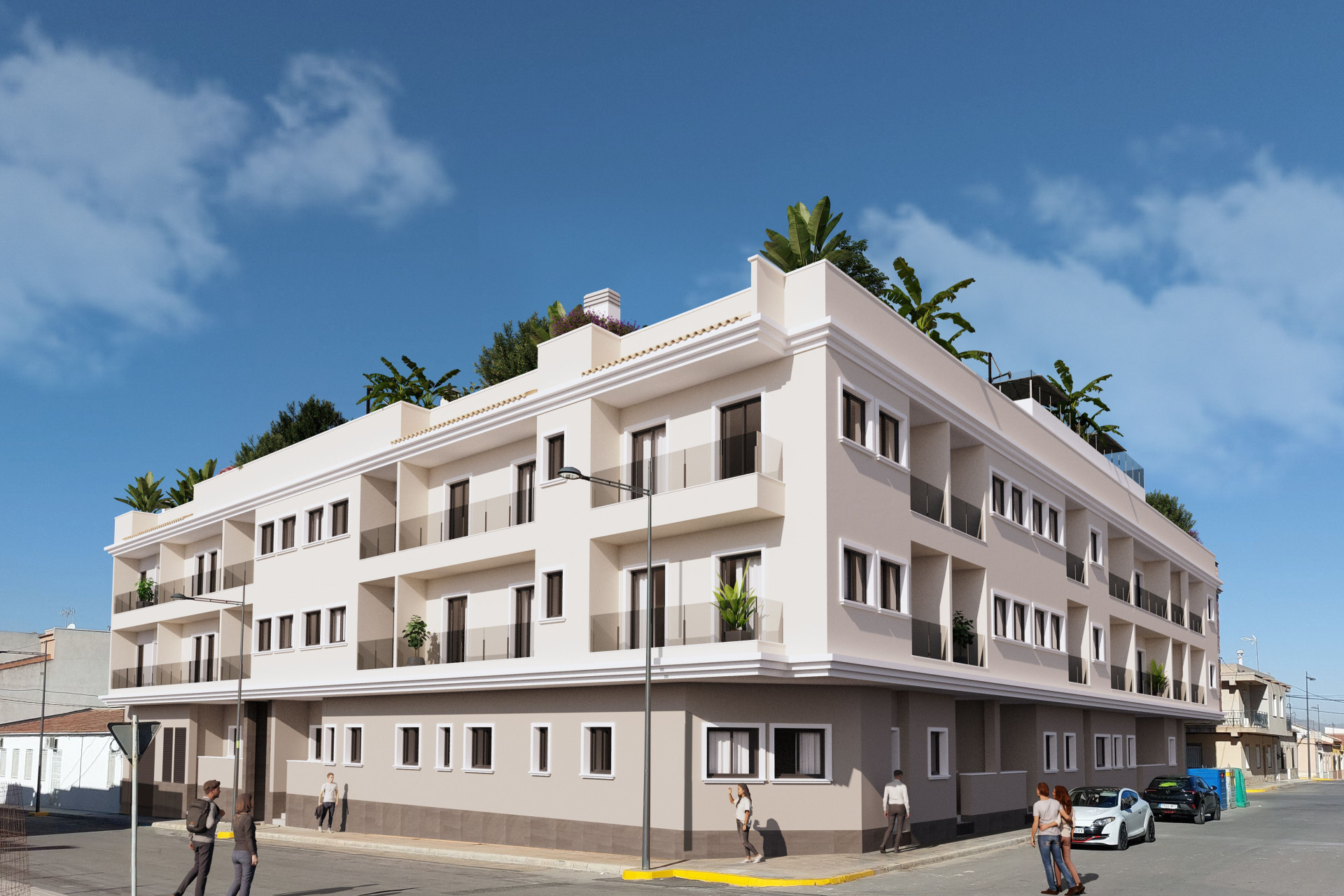 Obra nueva - Apartamentos -
Algorfa - 03169