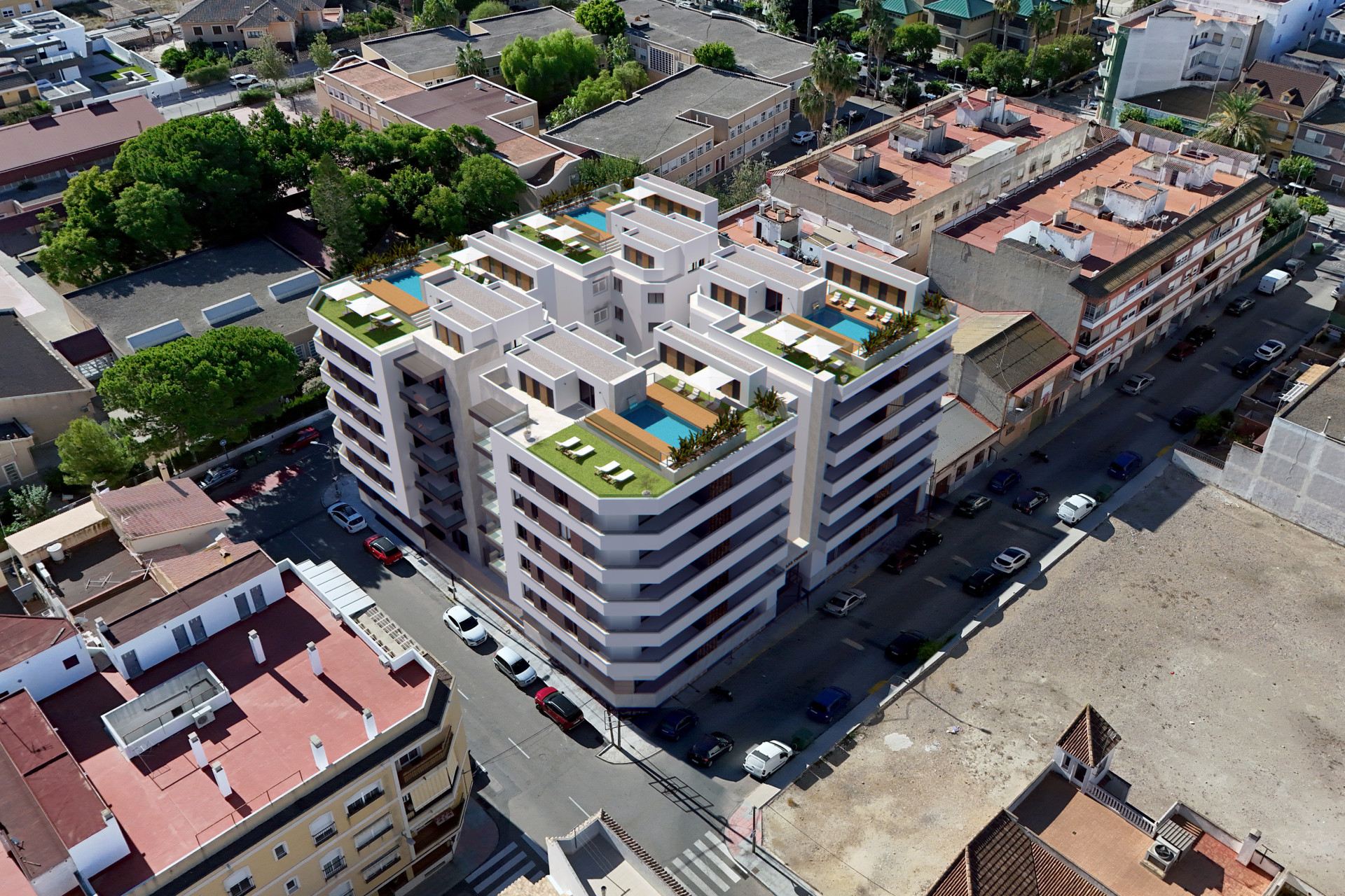 Obra nueva - Apartamentos -
Almoradí - 03160