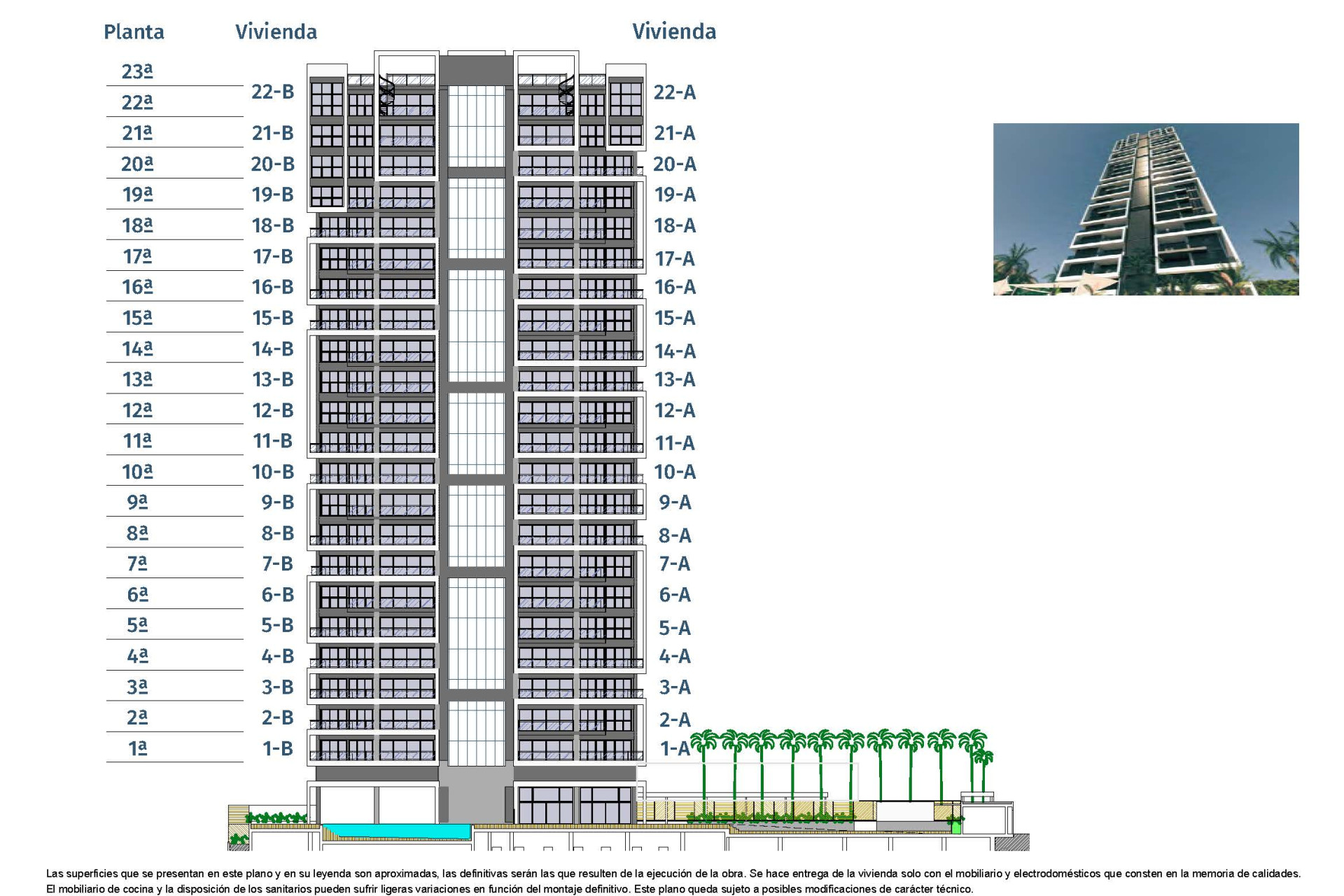 Obra nueva - Apartamentos -
Benidorm