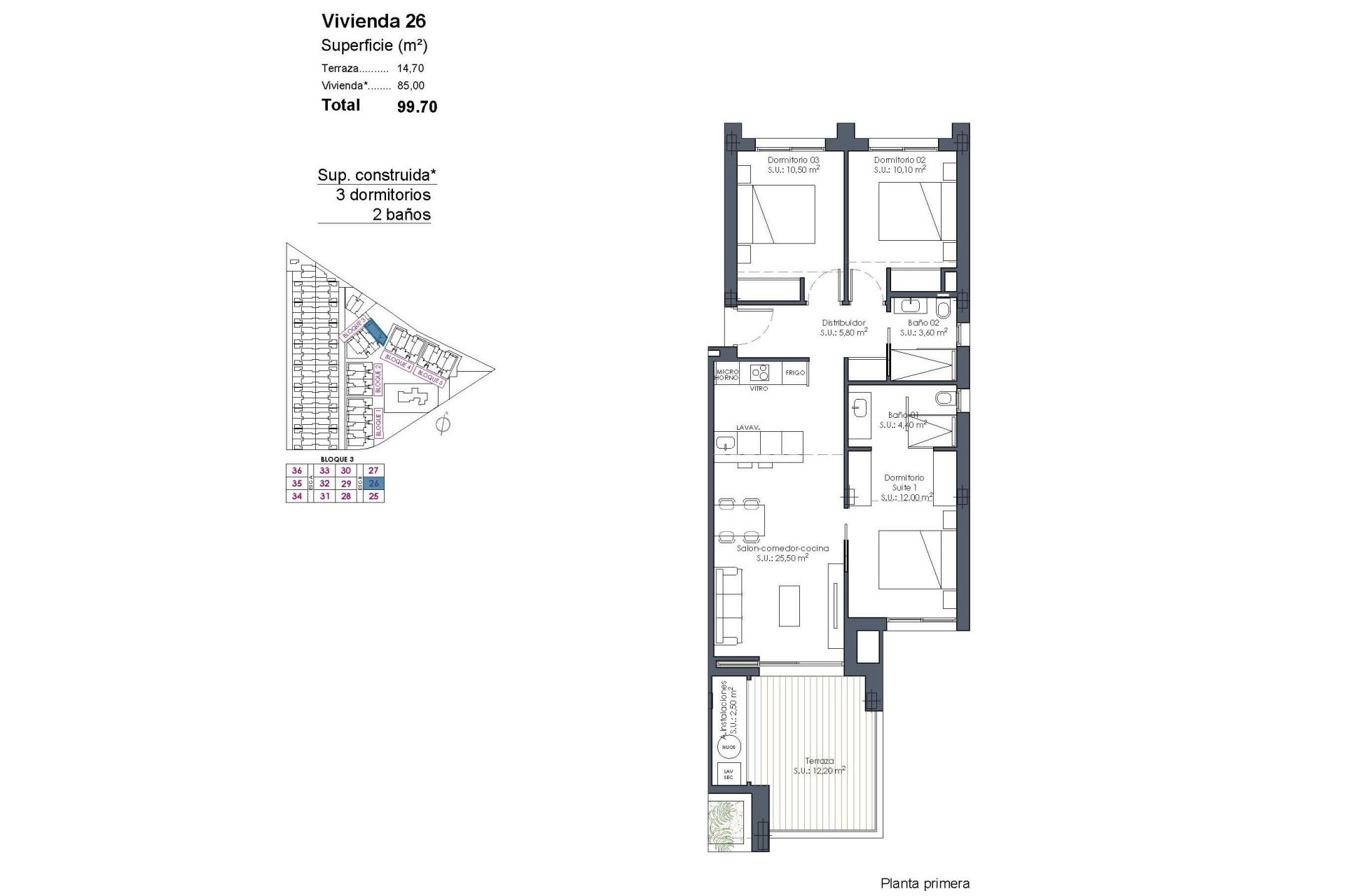 Obra nueva - Apartment -
Los Alcazares - Serena Golf