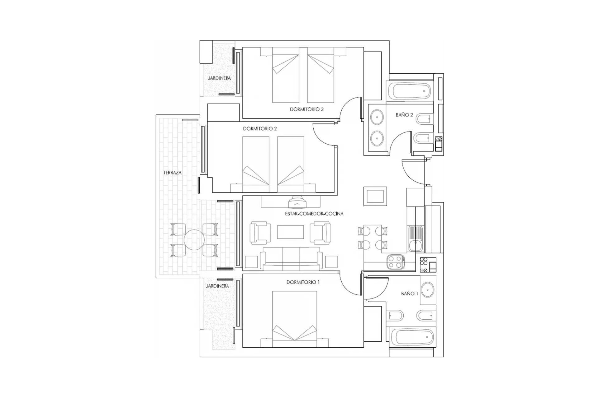 Obra nueva - Apartment -
Vera - Puerto del Rey