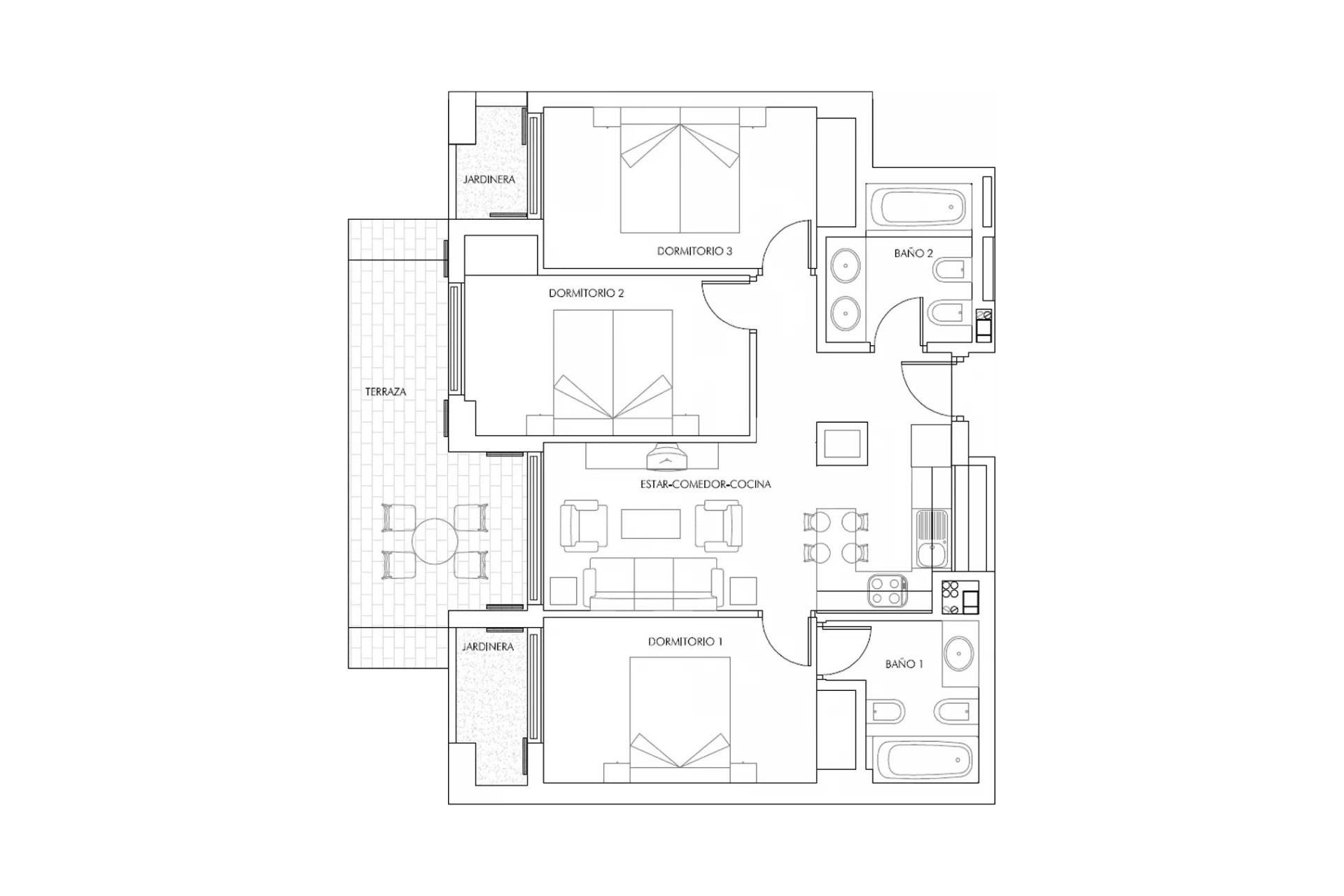 Obra nueva - Apartment -
Vera - Puerto del Rey