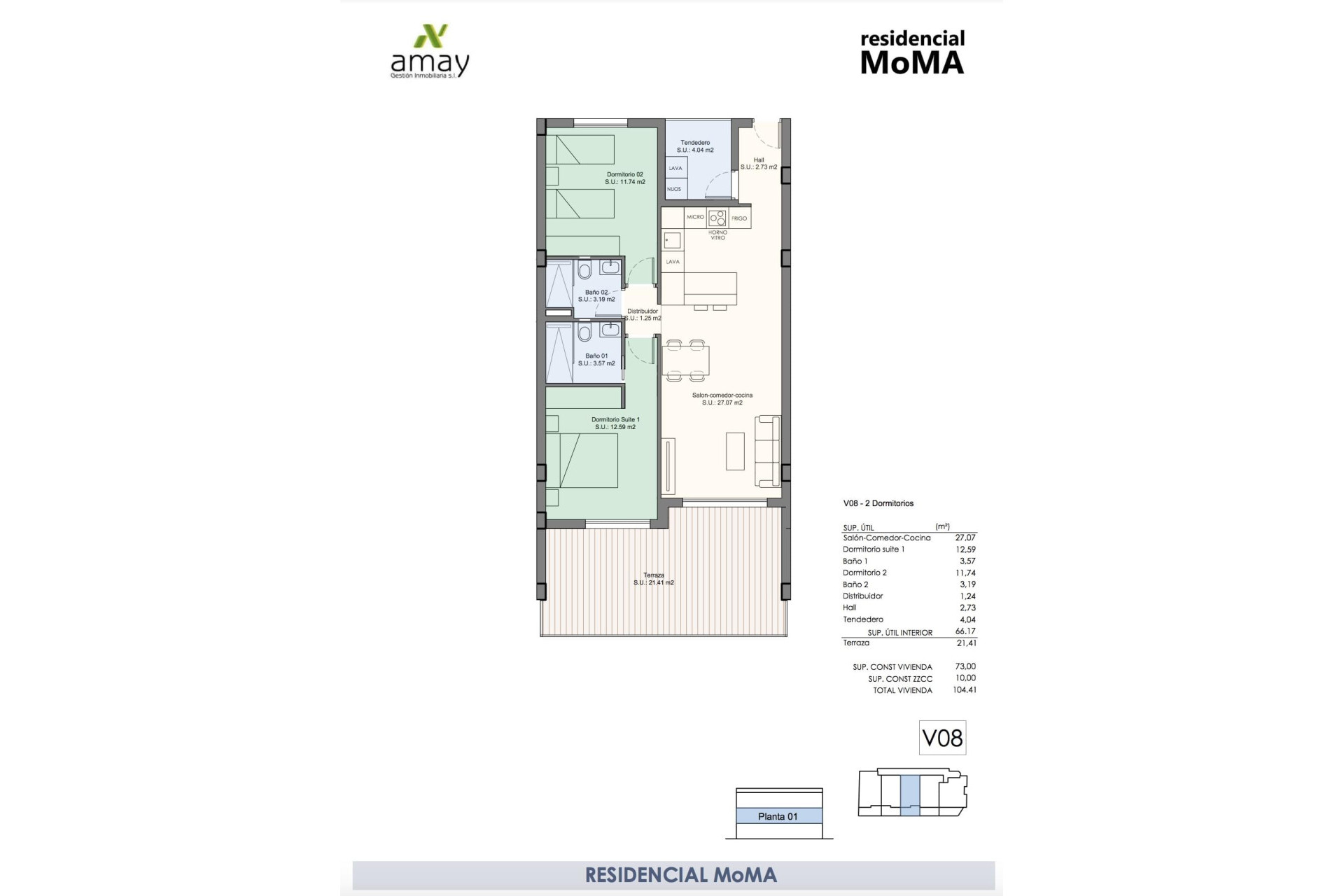 Obra nueva - Áticos -
Benijofar - 03178