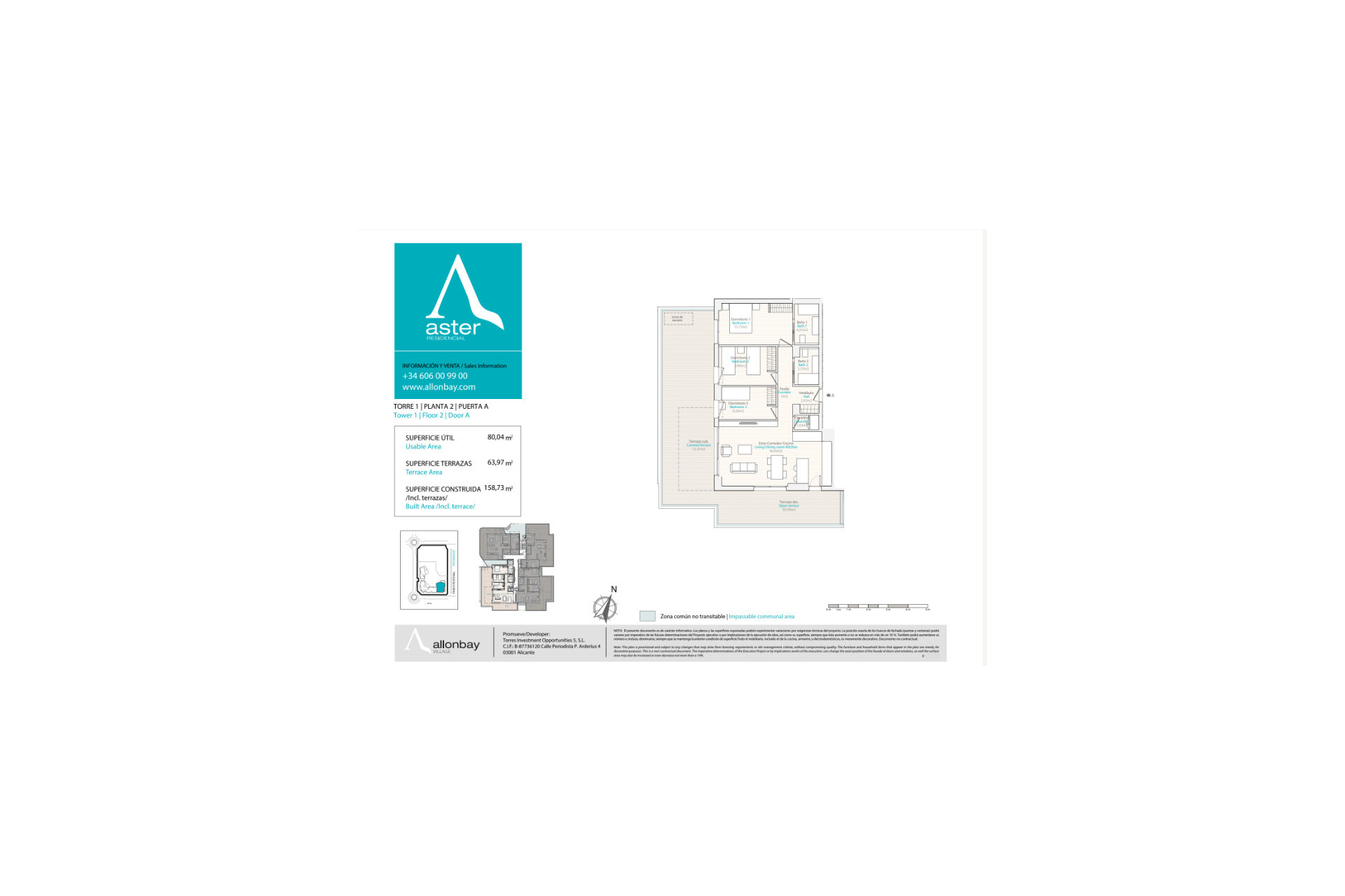 Obra nueva - Áticos -
La Villajoyosa / Vila Joiosa - 03570