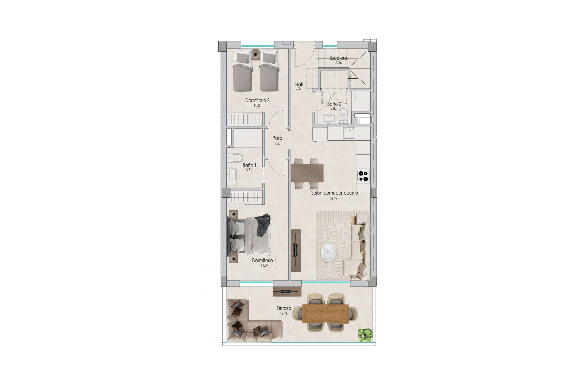 Obra nueva - Áticos -
Santa Pola - 03130, Calle Elda, 228