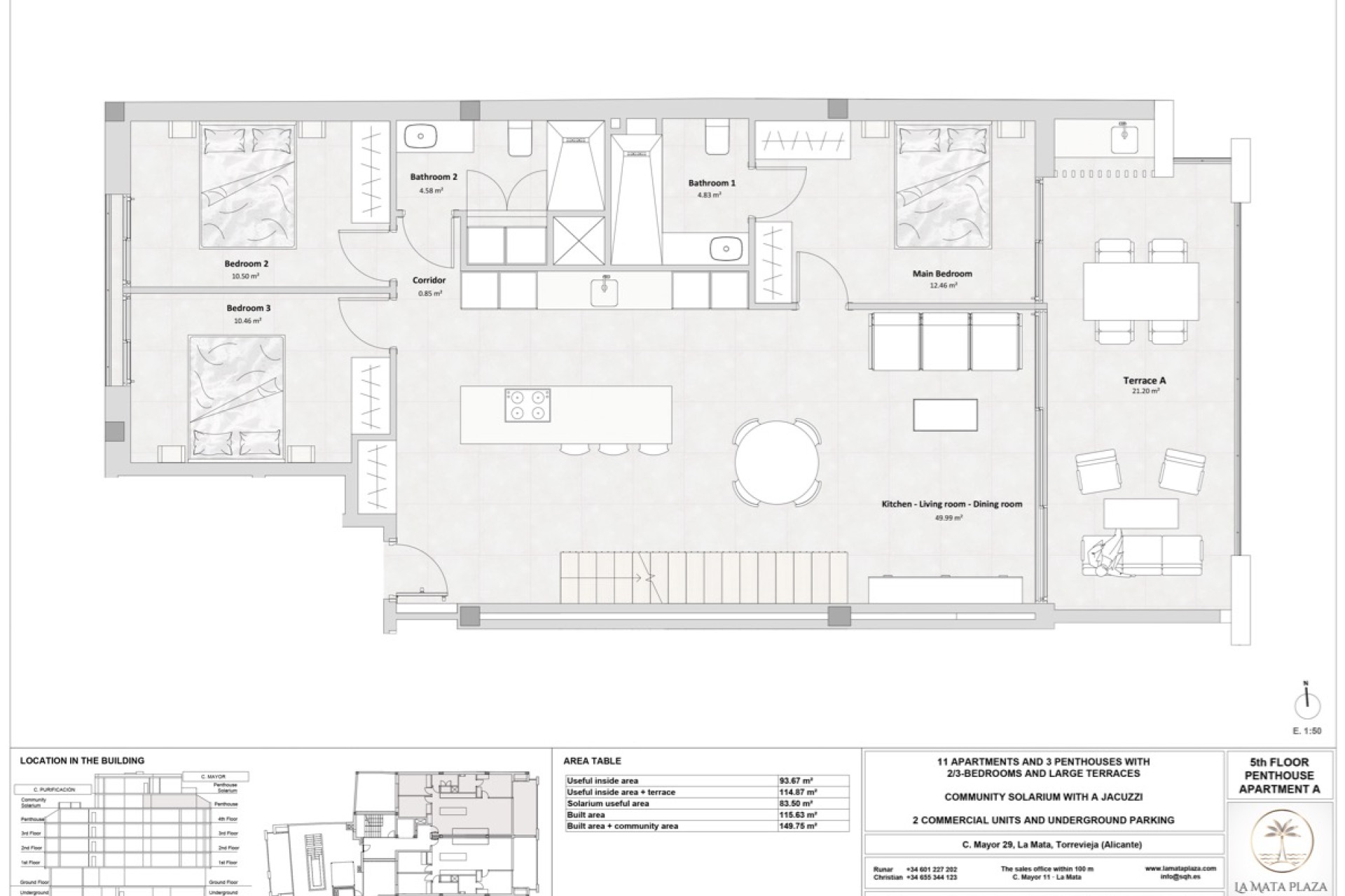 Obra nueva - Áticos -
Torrevieja - 03188, Mayor 29