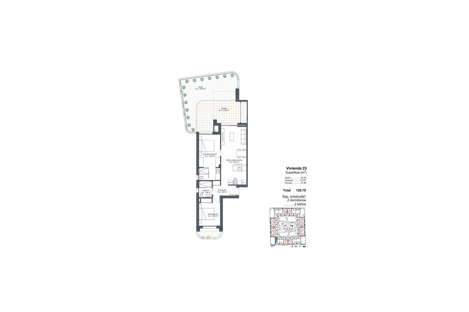 Obra nueva - Bungalow -
Ciudad Quesada - Lo Marabú