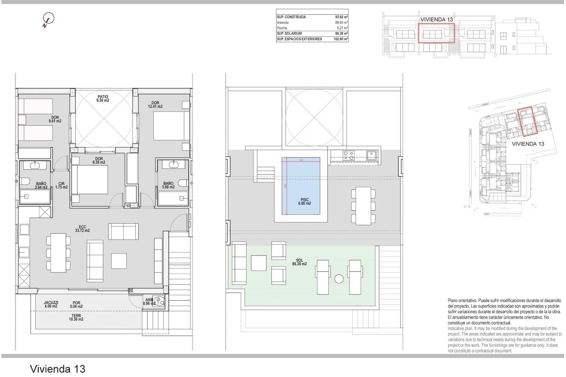 Obra nueva - Bungalow -
Pilar de la Horadada - pueblo