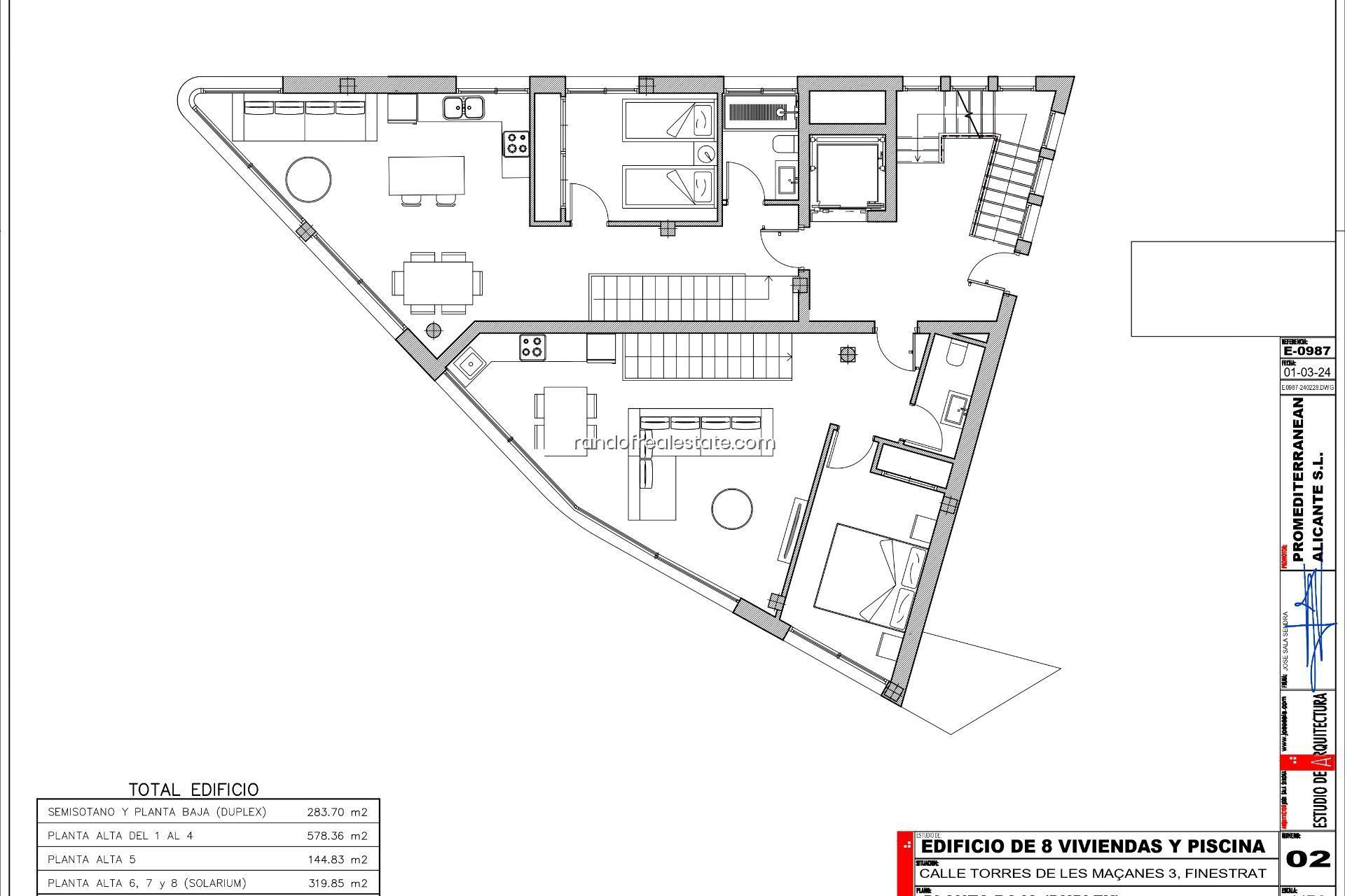 Obra nueva - Pisos -
Finestrat - Calle Torremanzanas, 1
