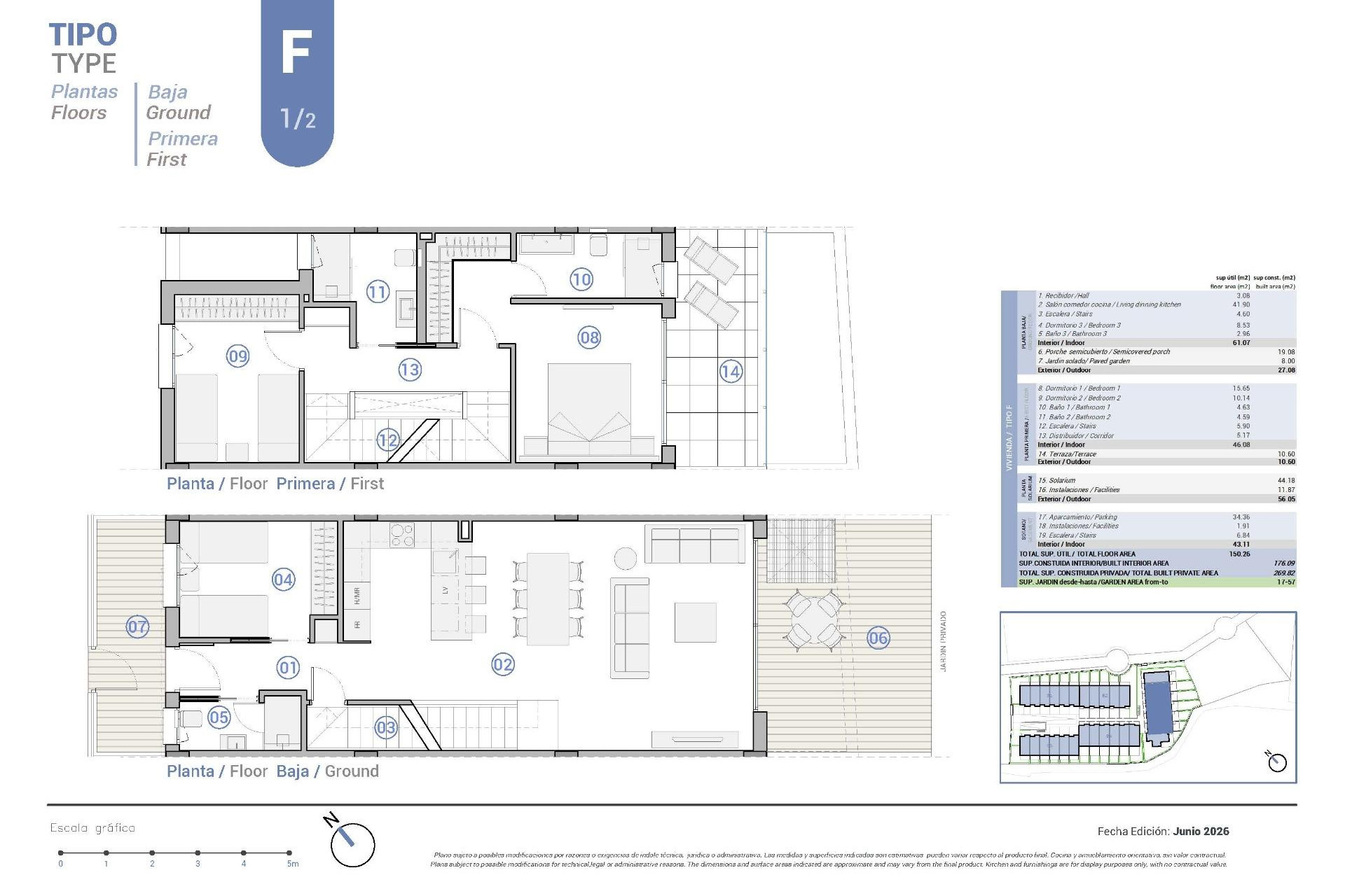 Obra nueva - Town House -
El Campello - Platja de L´Amerador