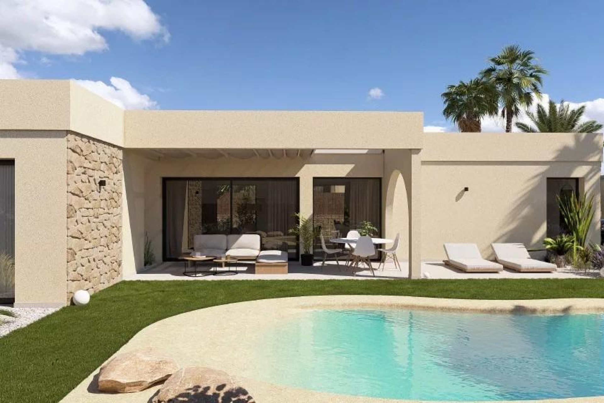 Obra nueva - Villa -
Baños y Mendigo - Altaona Golf