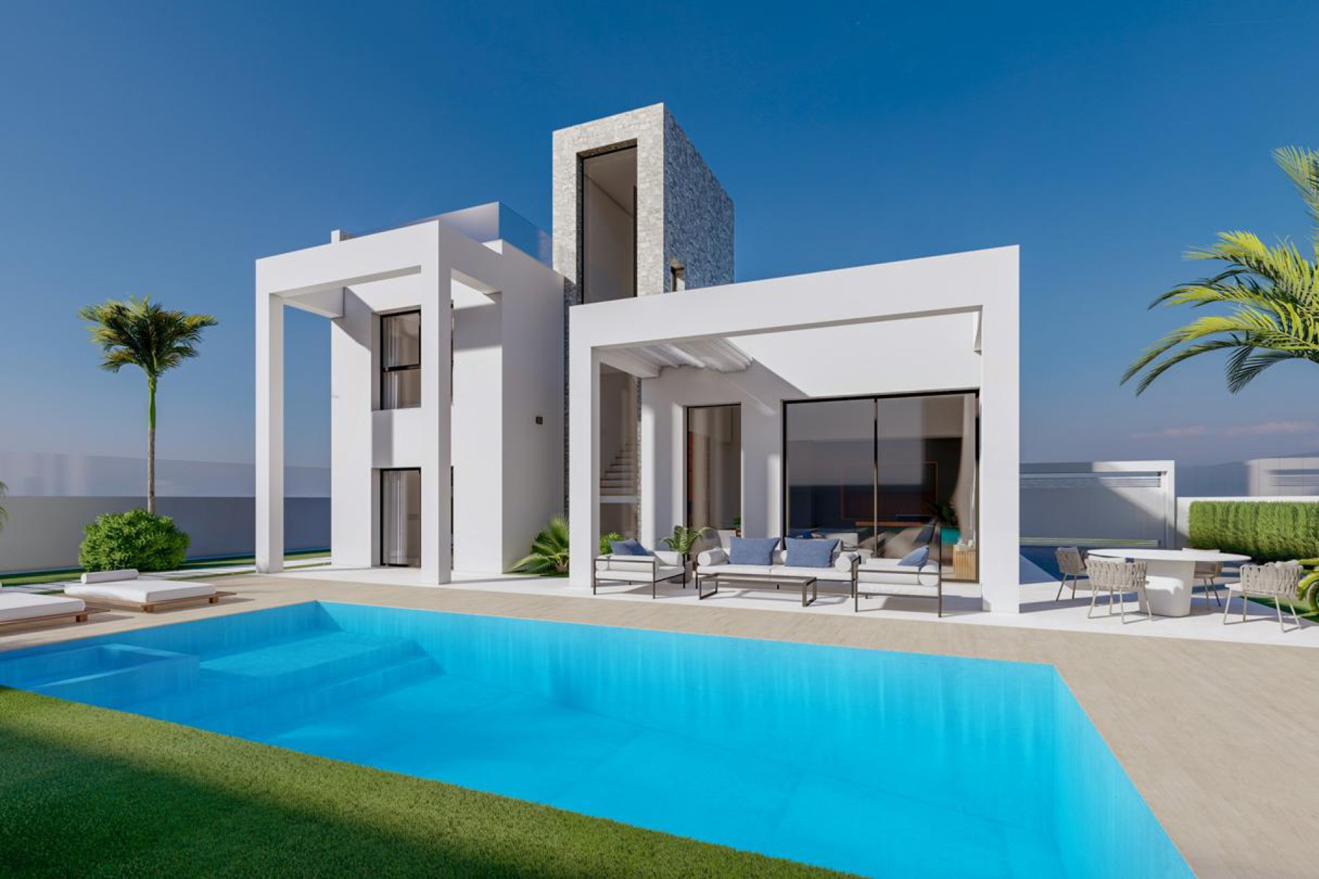 Obra nueva - Villa -
Finestrat - Campana Garden