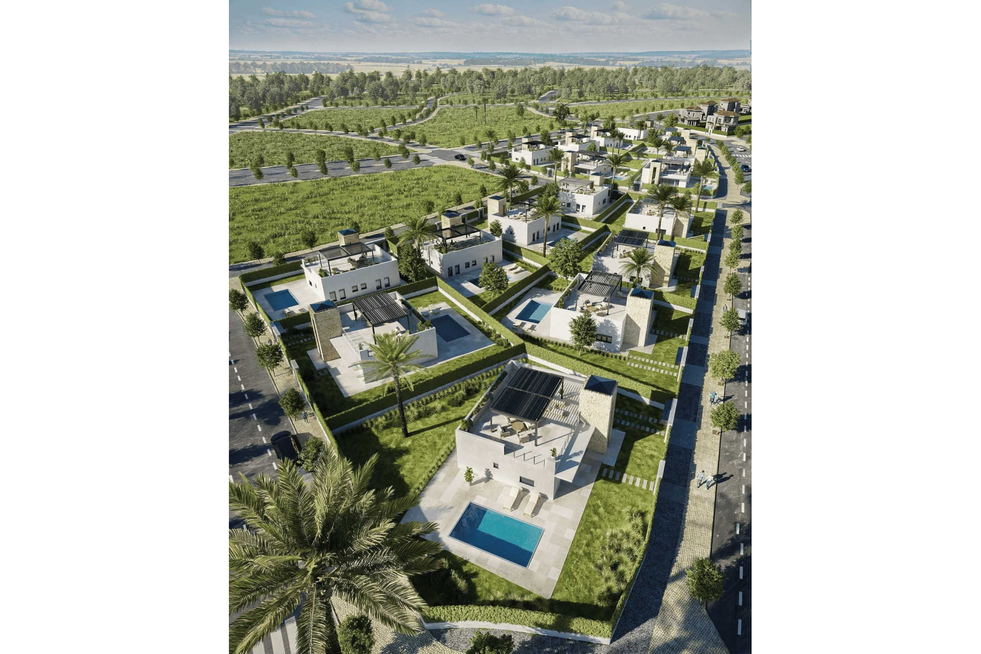 Obra nueva - Villa -
Lorca - Jardines de Almenara