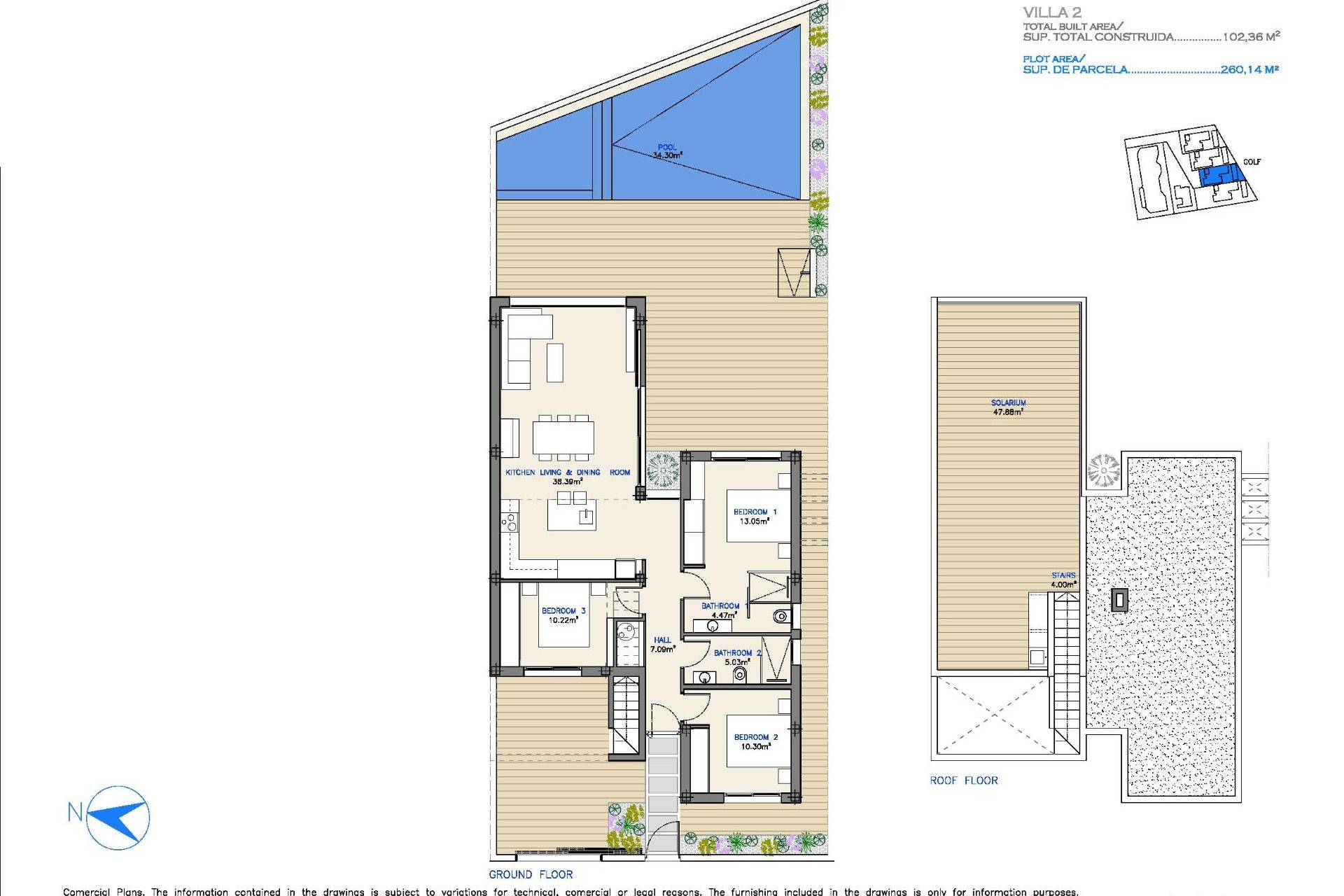 Obra nueva - Villa -
Los Alcazares - Serena Golf