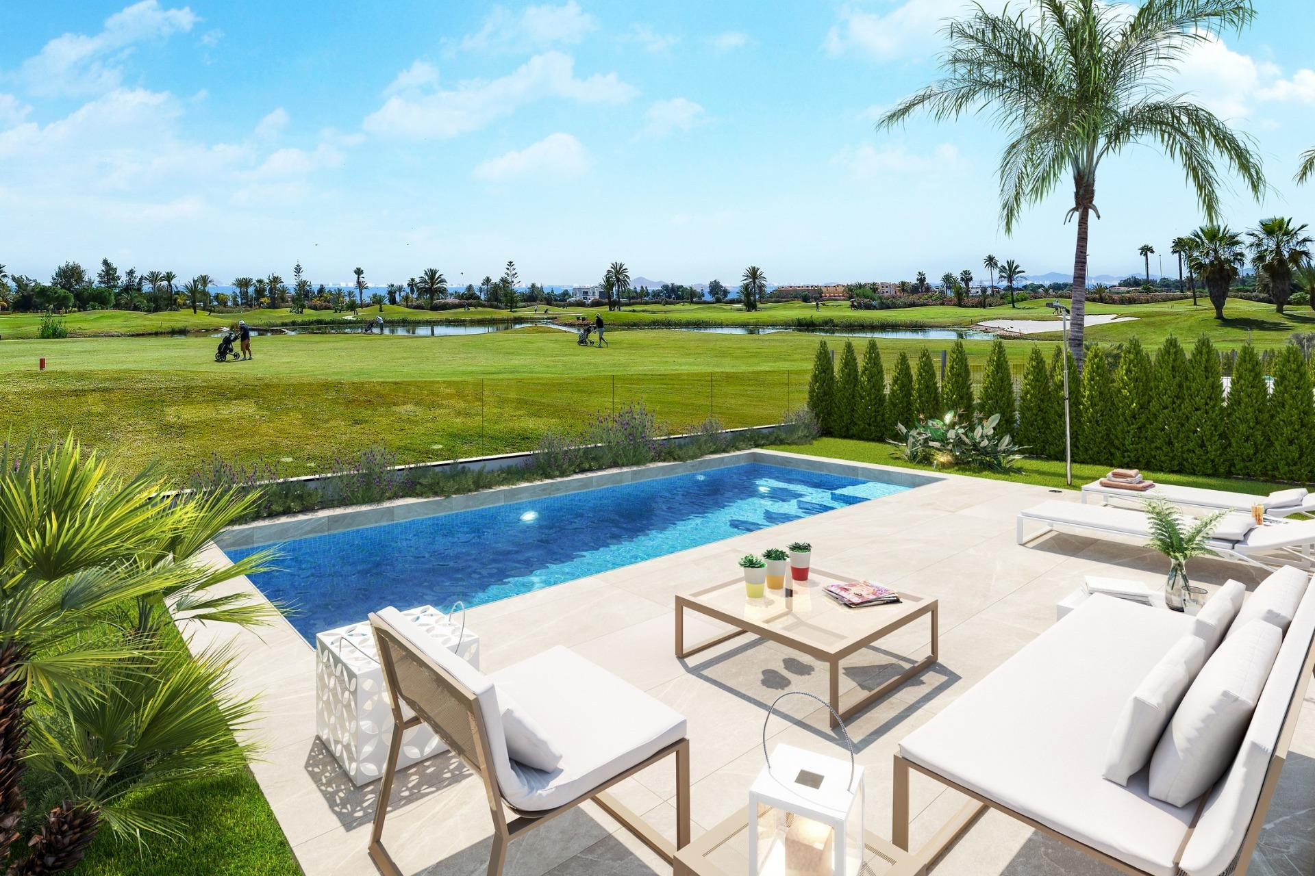 Obra nueva - Villa -
Los Alcazares - Serena Golf
