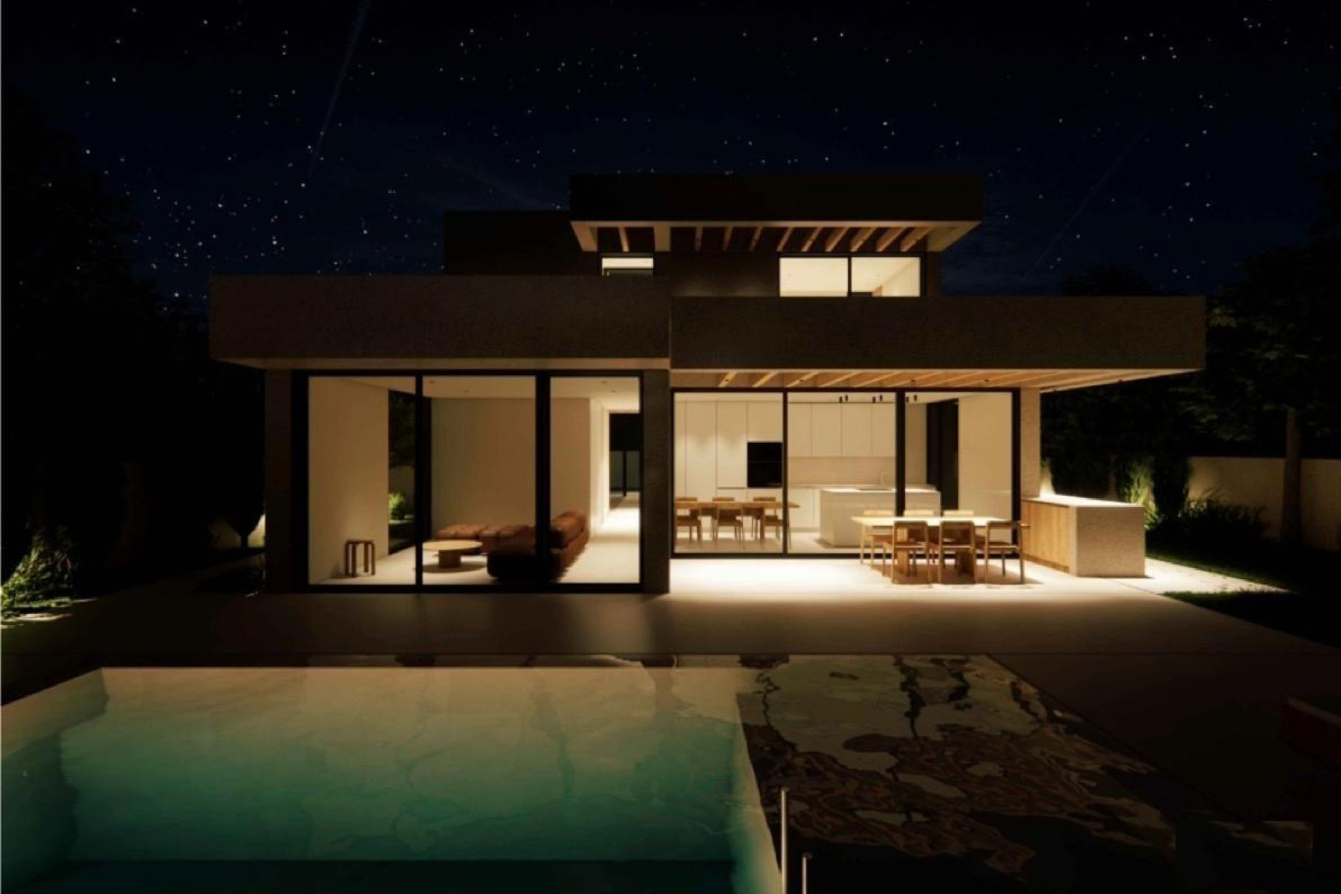 Obra nueva - Villa -
Polop - La Alberca