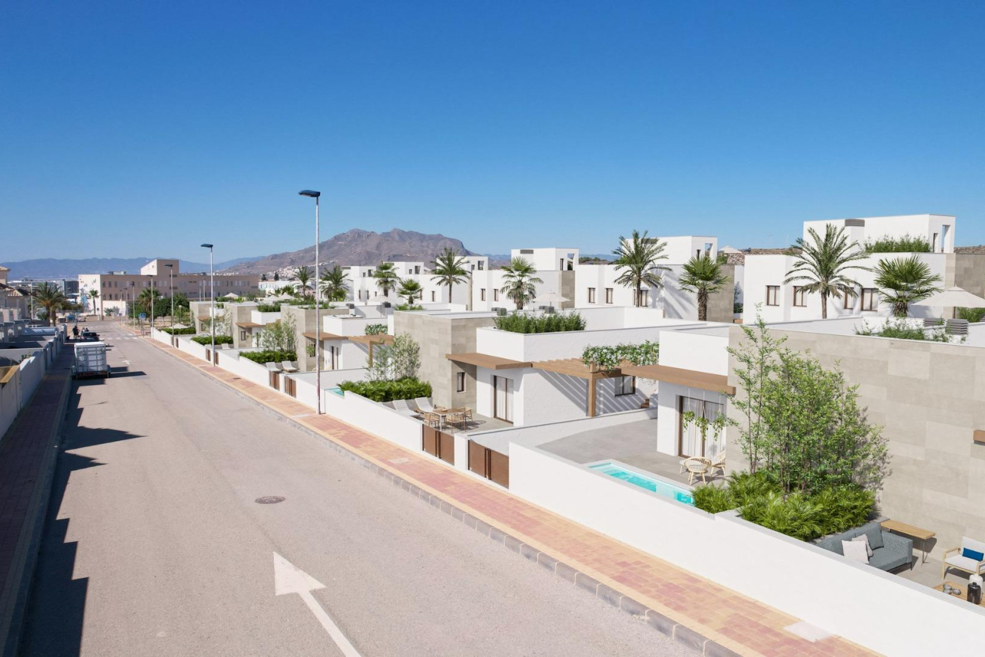 Obra nueva - Villa -
Puerto de Mazarron - Caleñares