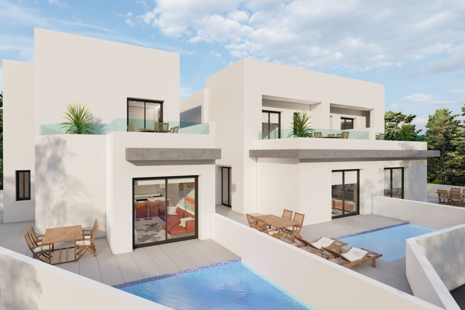 Obra nueva - Villas -
Daya Nueva