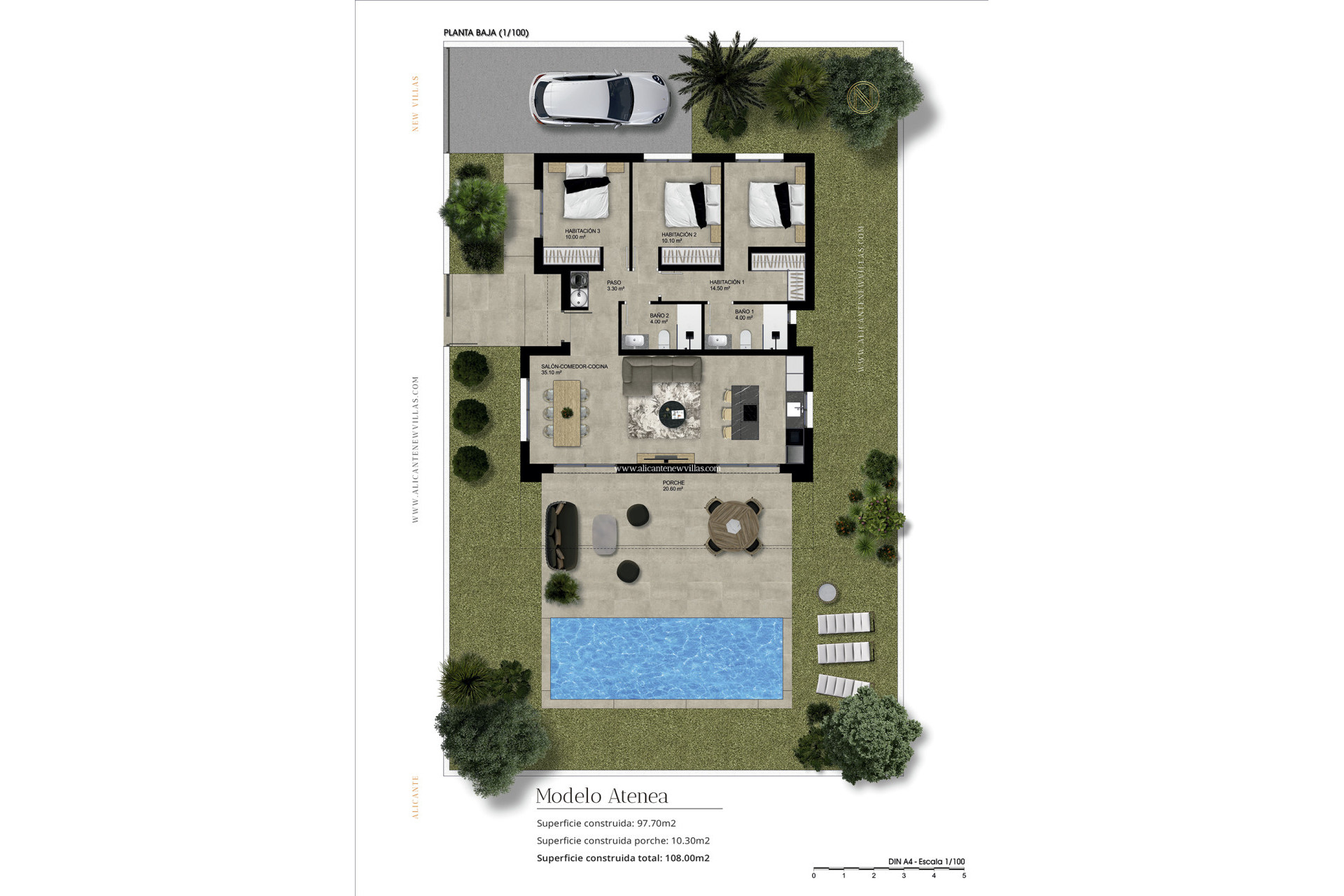 Obra nueva - Villas -
Hondón de las Nieves - 03688