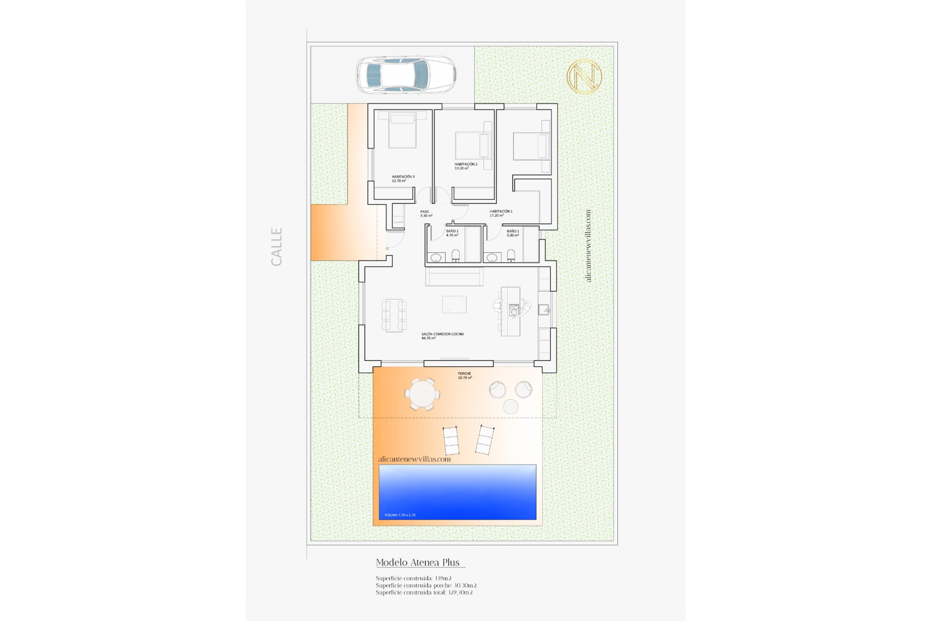 Obra nueva - Villas -
Hondón de las Nieves - 03688