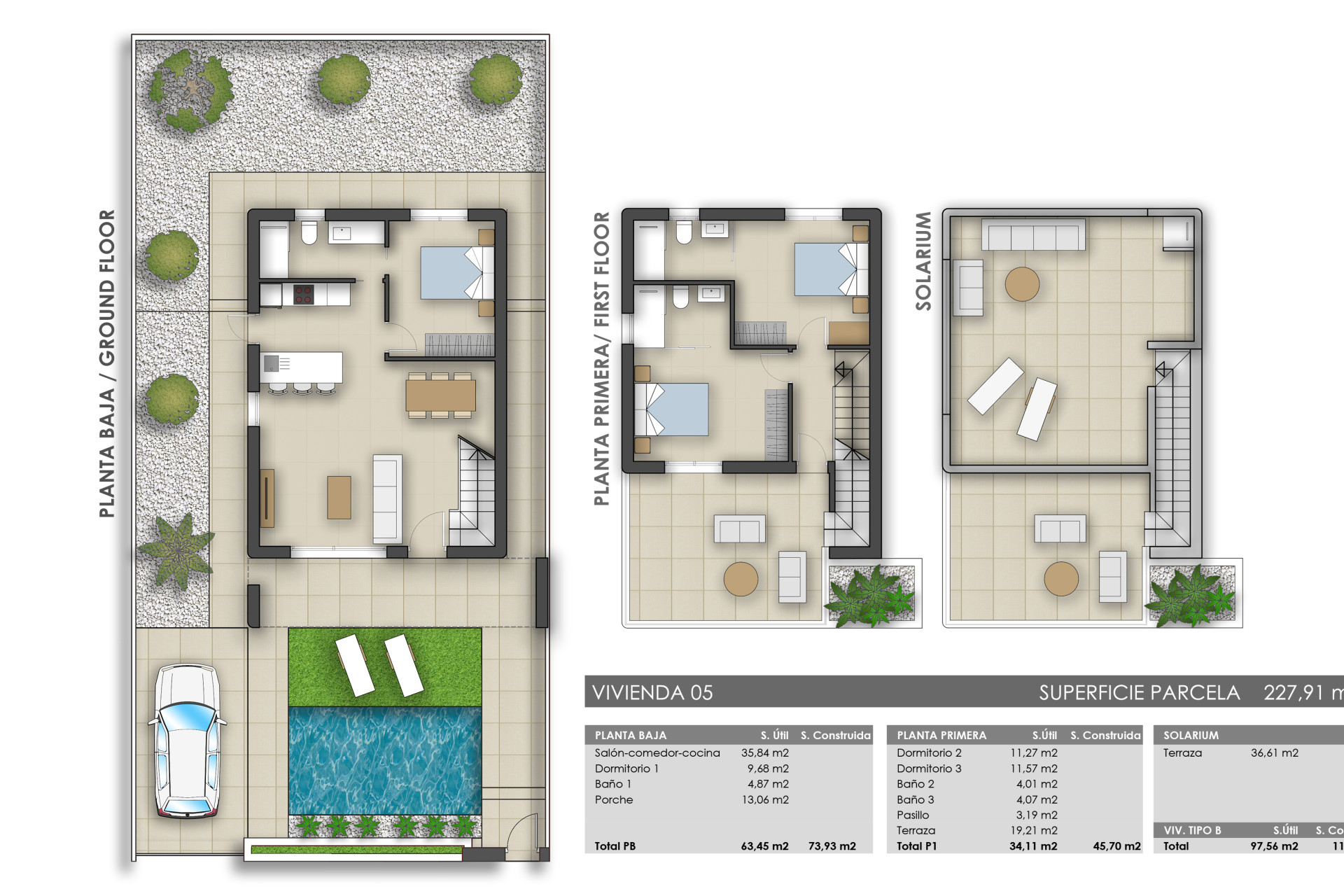 Obra nueva - Villas -
Pilar de la Horadada - 03190