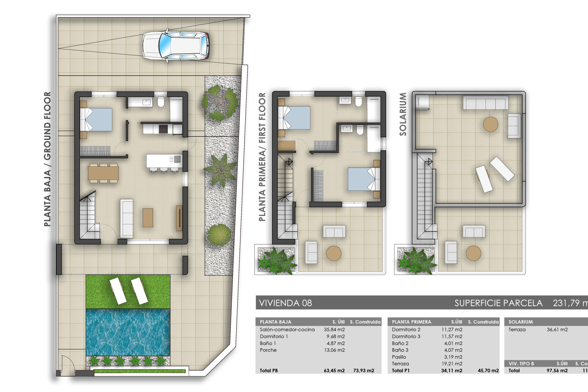 Obra nueva - Villas -
Pilar de la Horadada - 03190