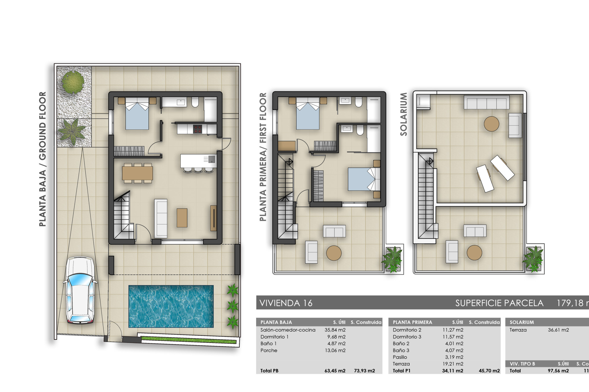 Obra nueva - Villas -
Pilar de la Horadada - 03190