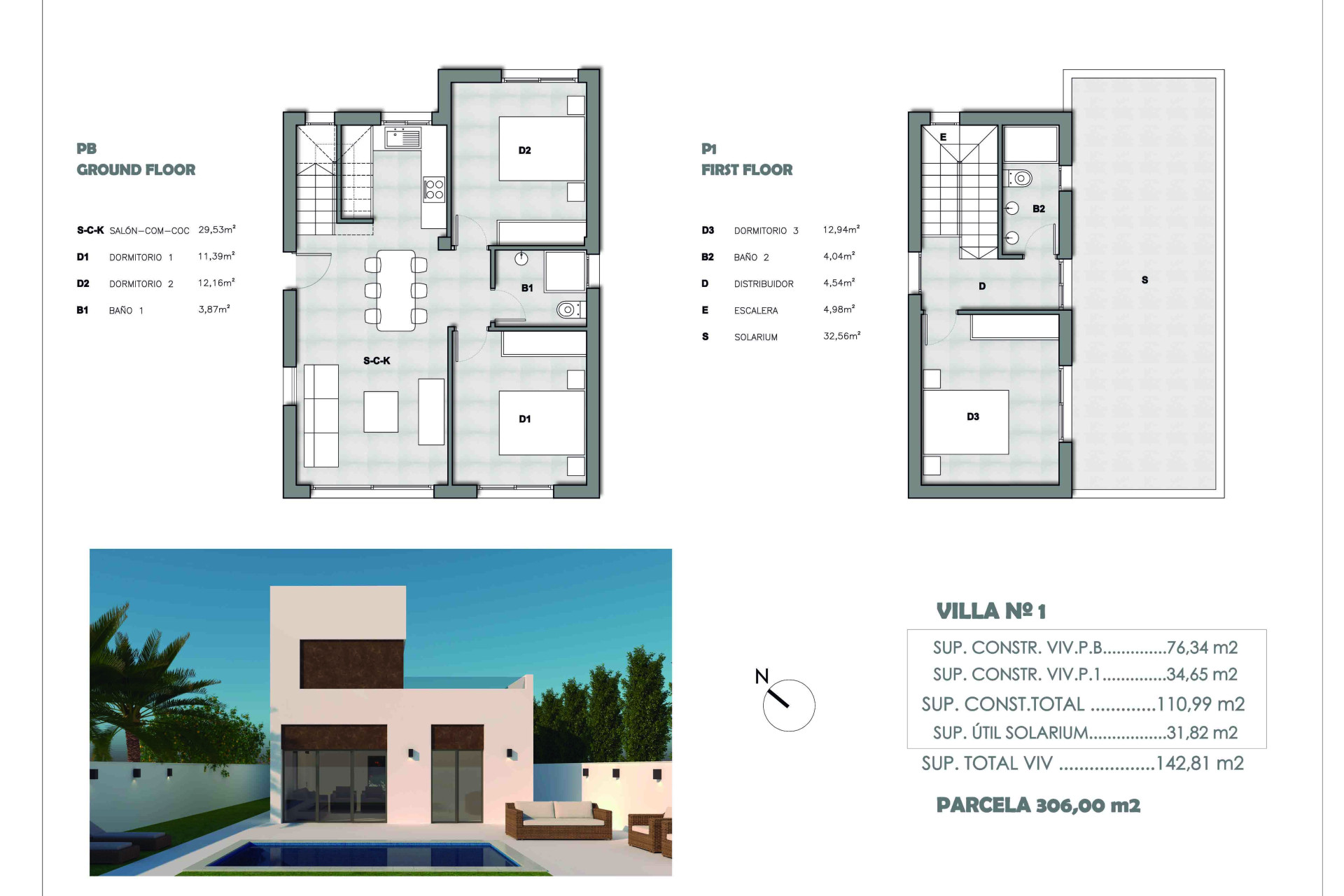 Obra nueva - Villas -
Rojales - 03170