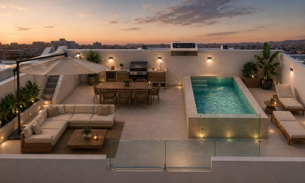 Пентхаус - Новое здание - Villajoyosa -
                Cala de Finestrat
