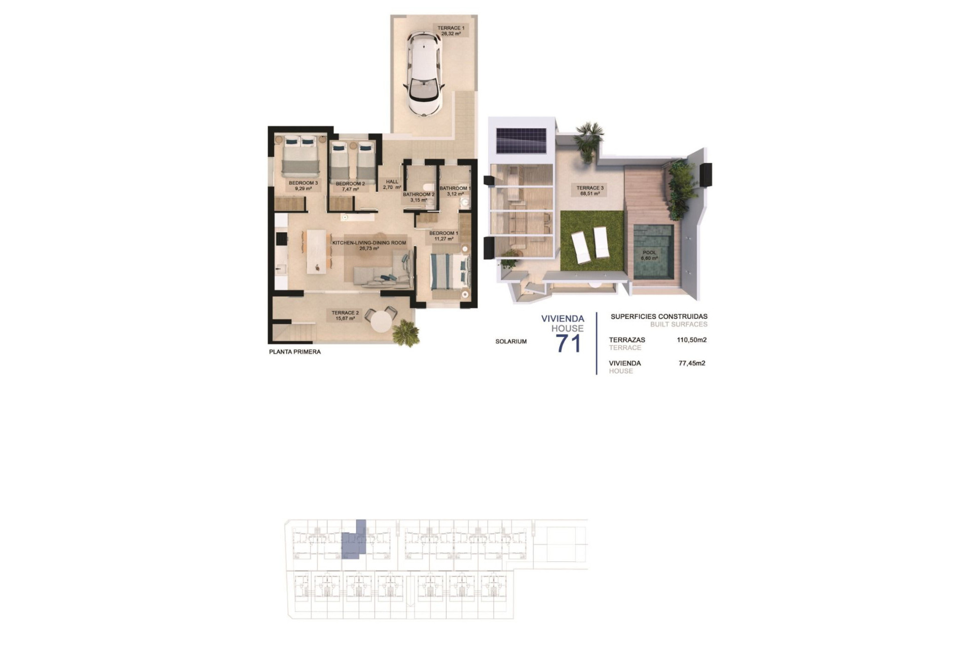 Short Term Rental - Bungalow -
Pilar de la Horadada - La Torre De La Horadada