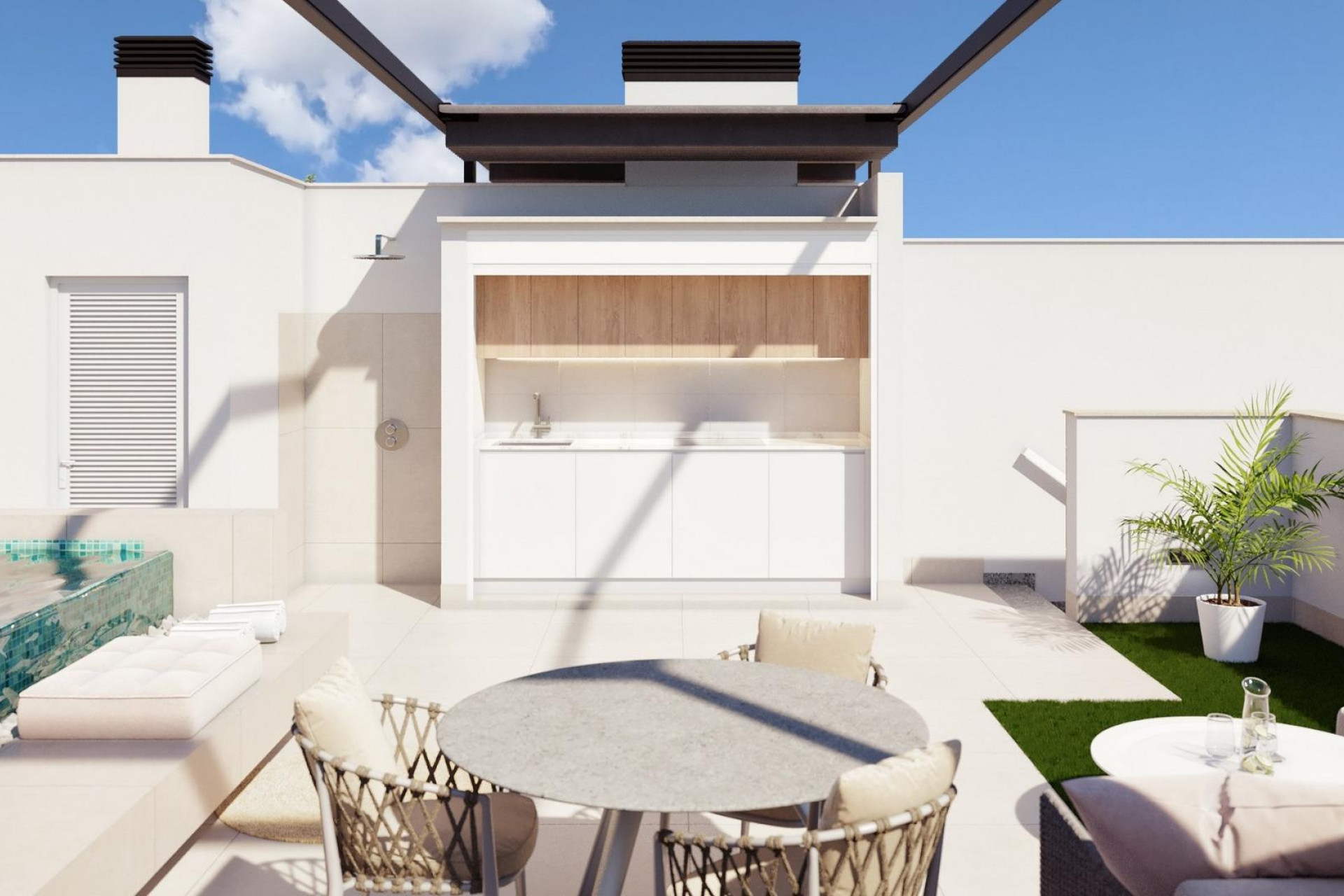 Short Term Rental - Bungalow -
Pilar de la Horadada - parques de Andromeda