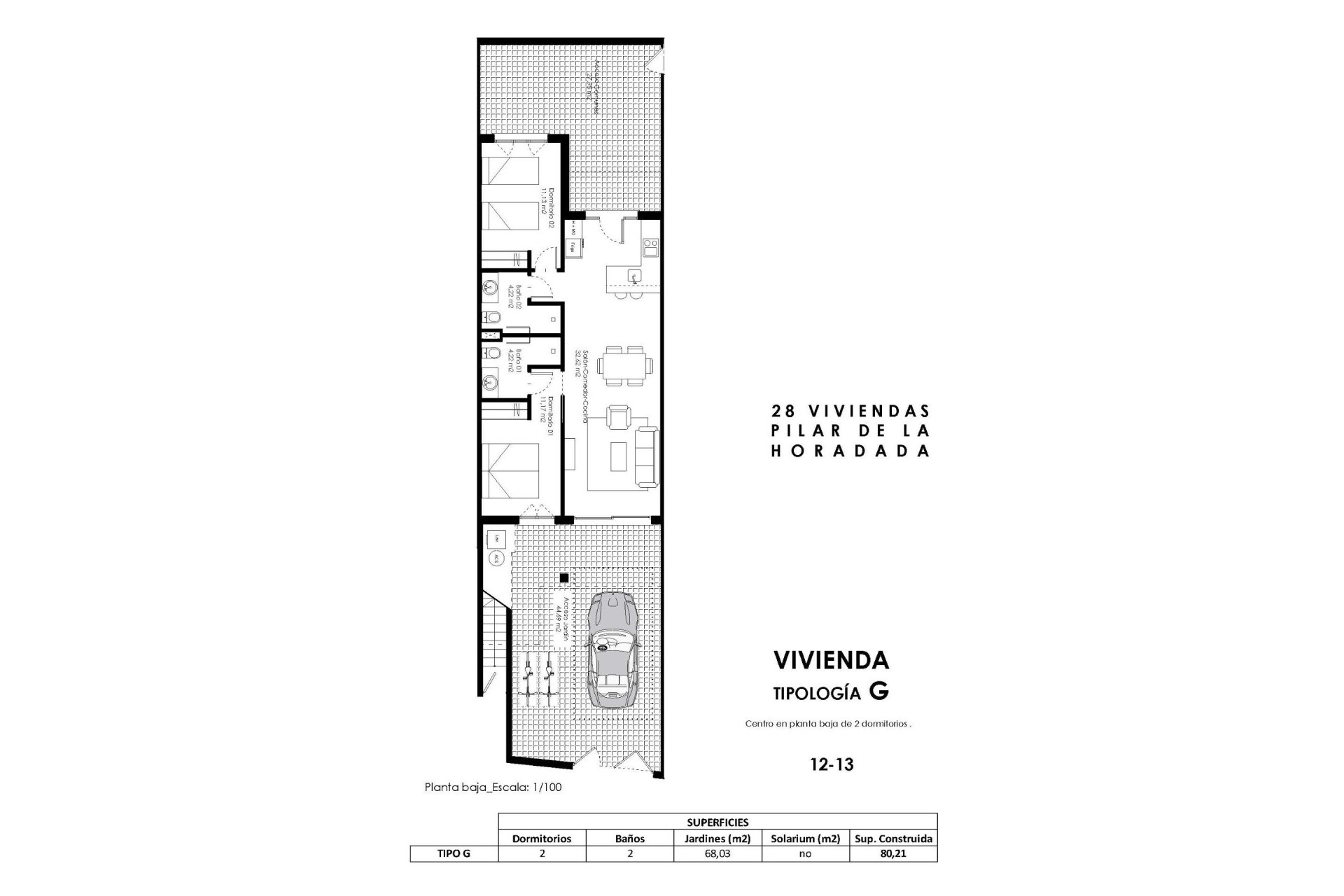 Short Term Rental - Bungalow -
Pilar de la Horadada - pueblo