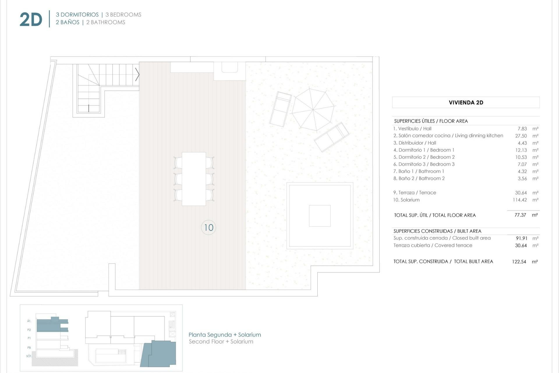 Short Term Rental - Penthouse -
Benijofar - Pueblo